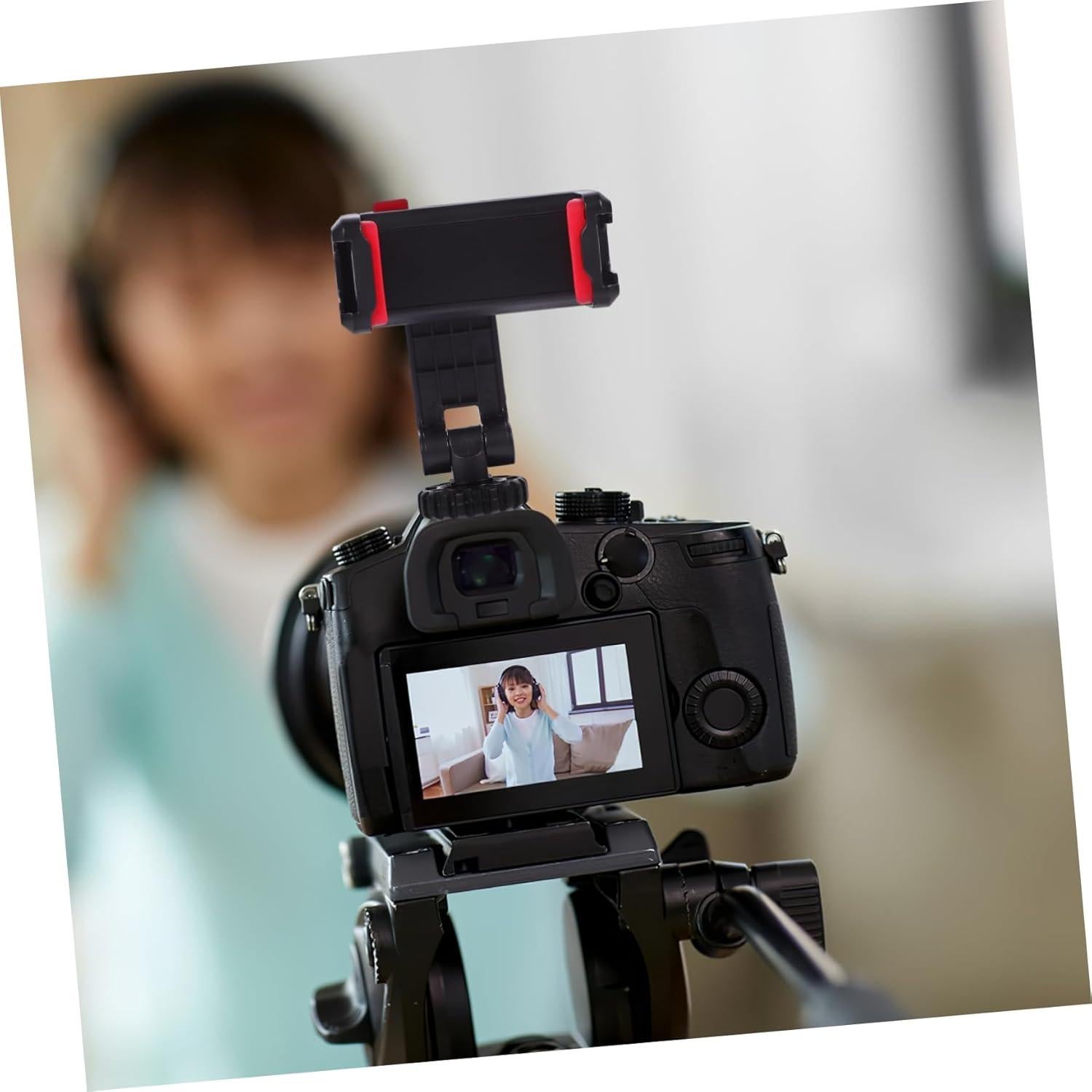 Clip Adaptador de Teléfono Rotatorio 360° Holibanna para Trípode