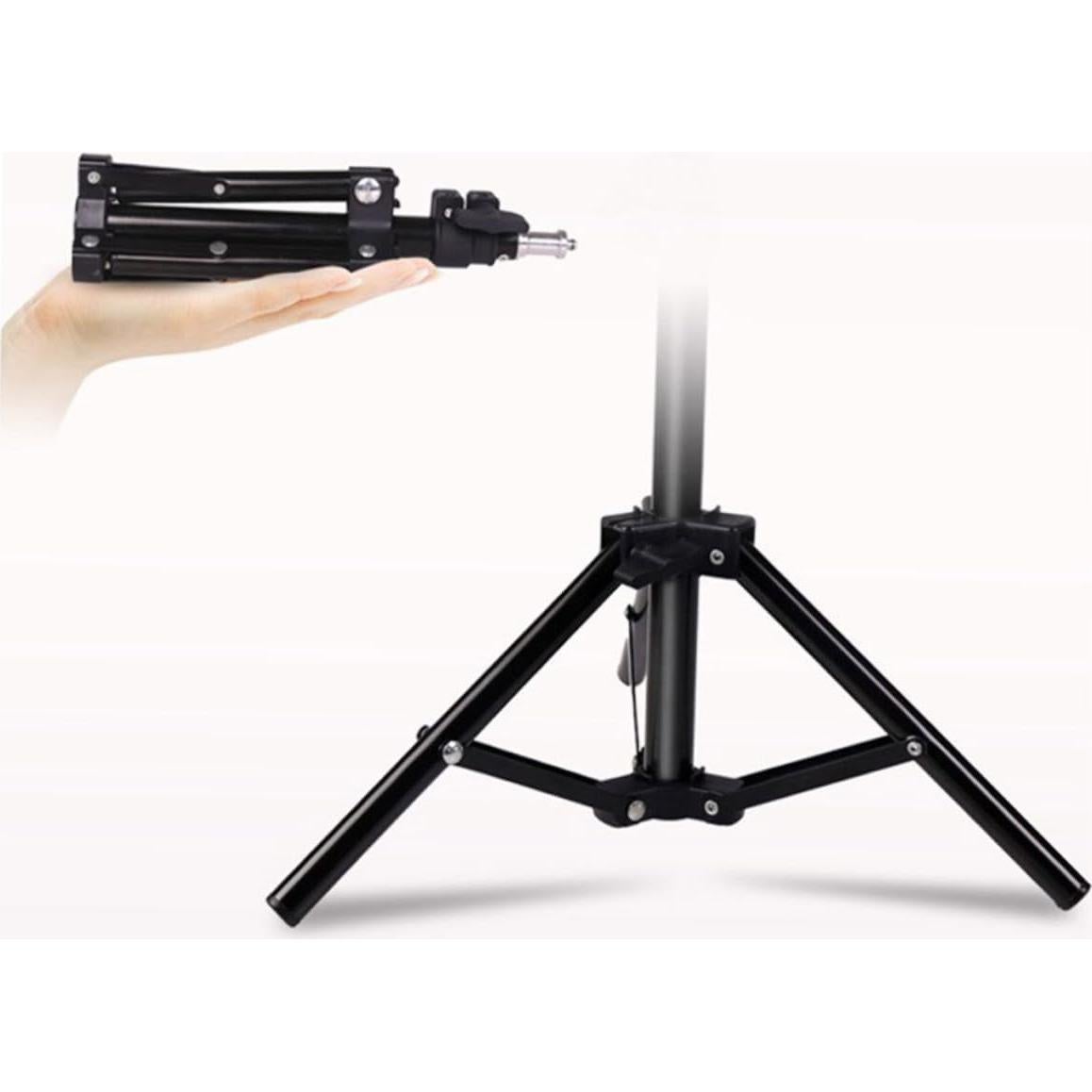 Anillo de Luz LED Regulable 26cm DIYEAH con Soporte Ajustable