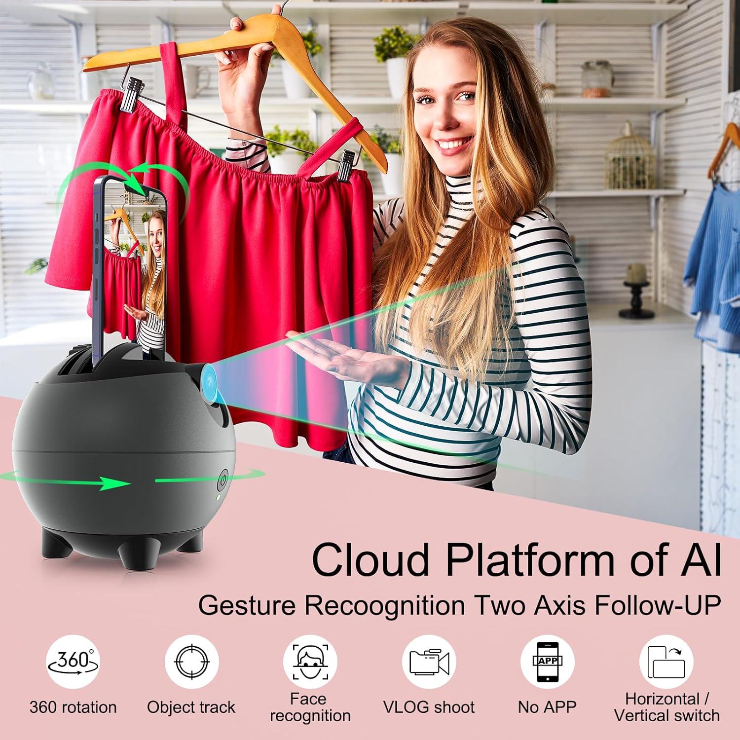 Trípode de Seguimiento Facial Automático Vikaluz Q9-P 360°