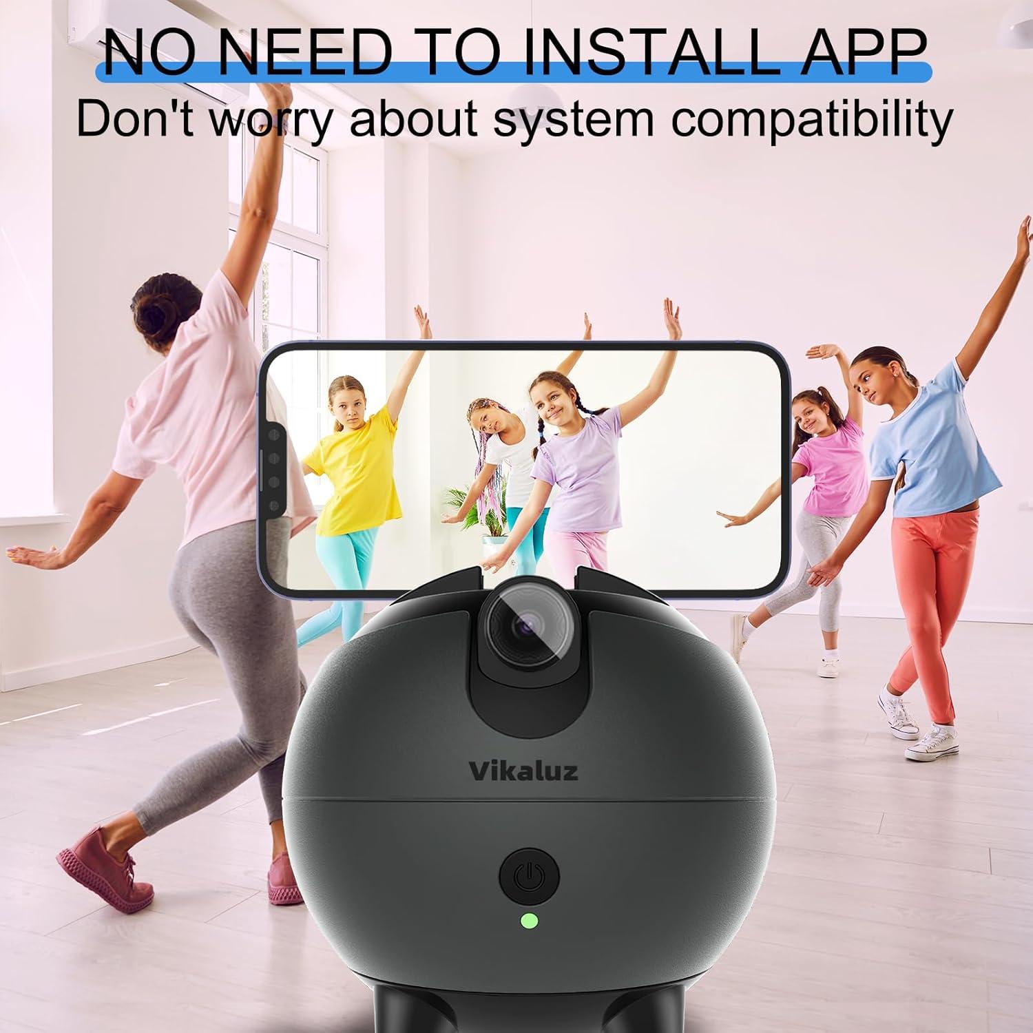 Trípode de Seguimiento Facial Automático Vikaluz Q9-P 360°