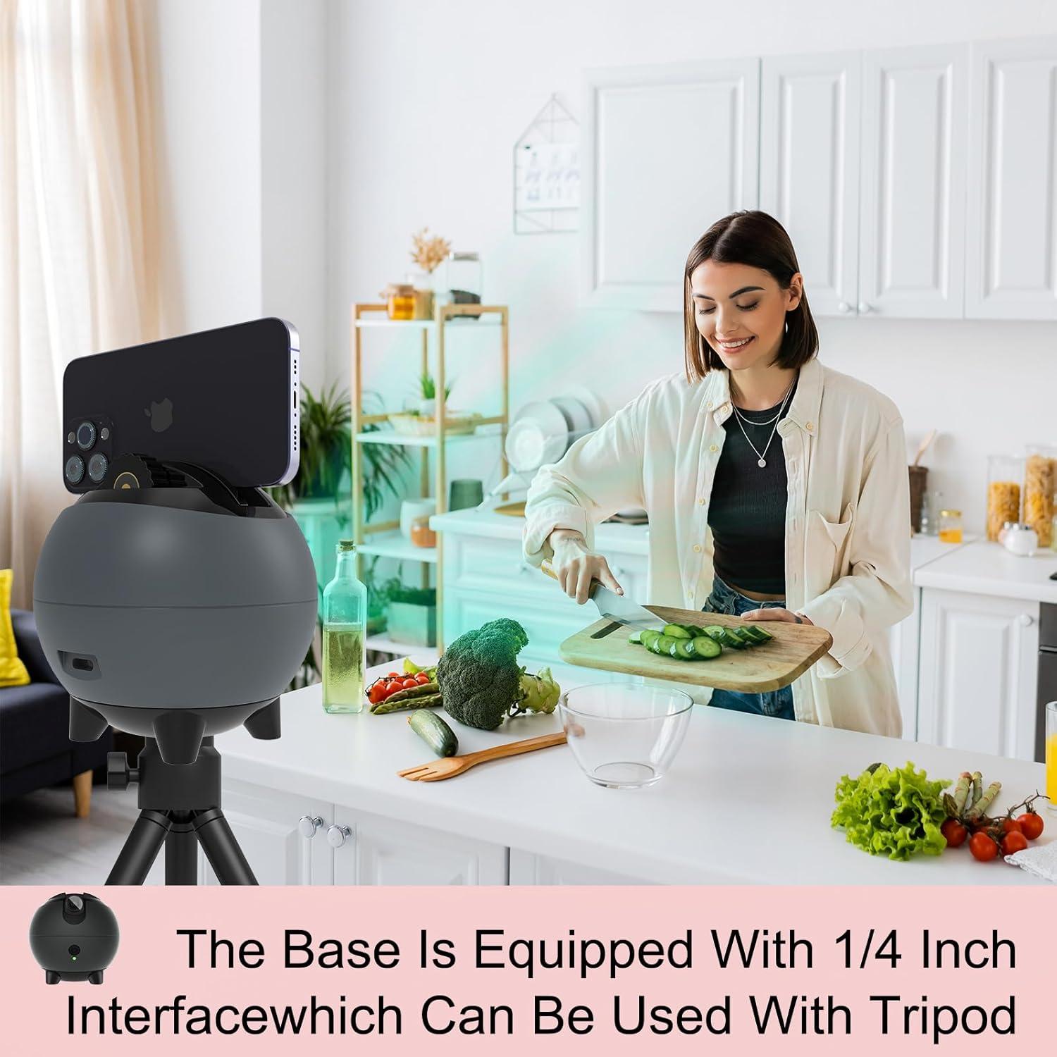 Trípode de Seguimiento Facial Automático Vikaluz Q9-P 360°