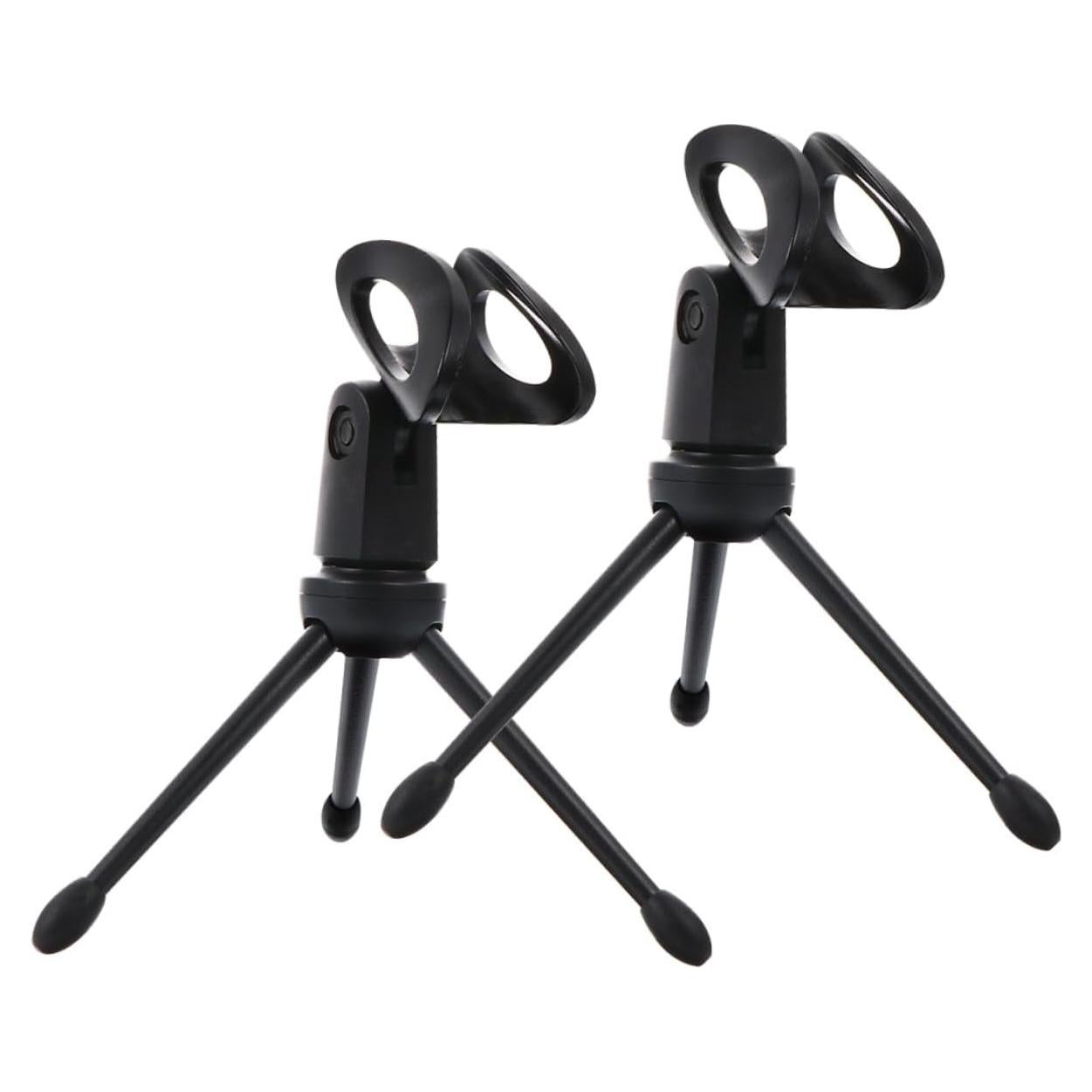 Soporte de Micrófono Ajustable Kisangel 2Pcs Negro Universal