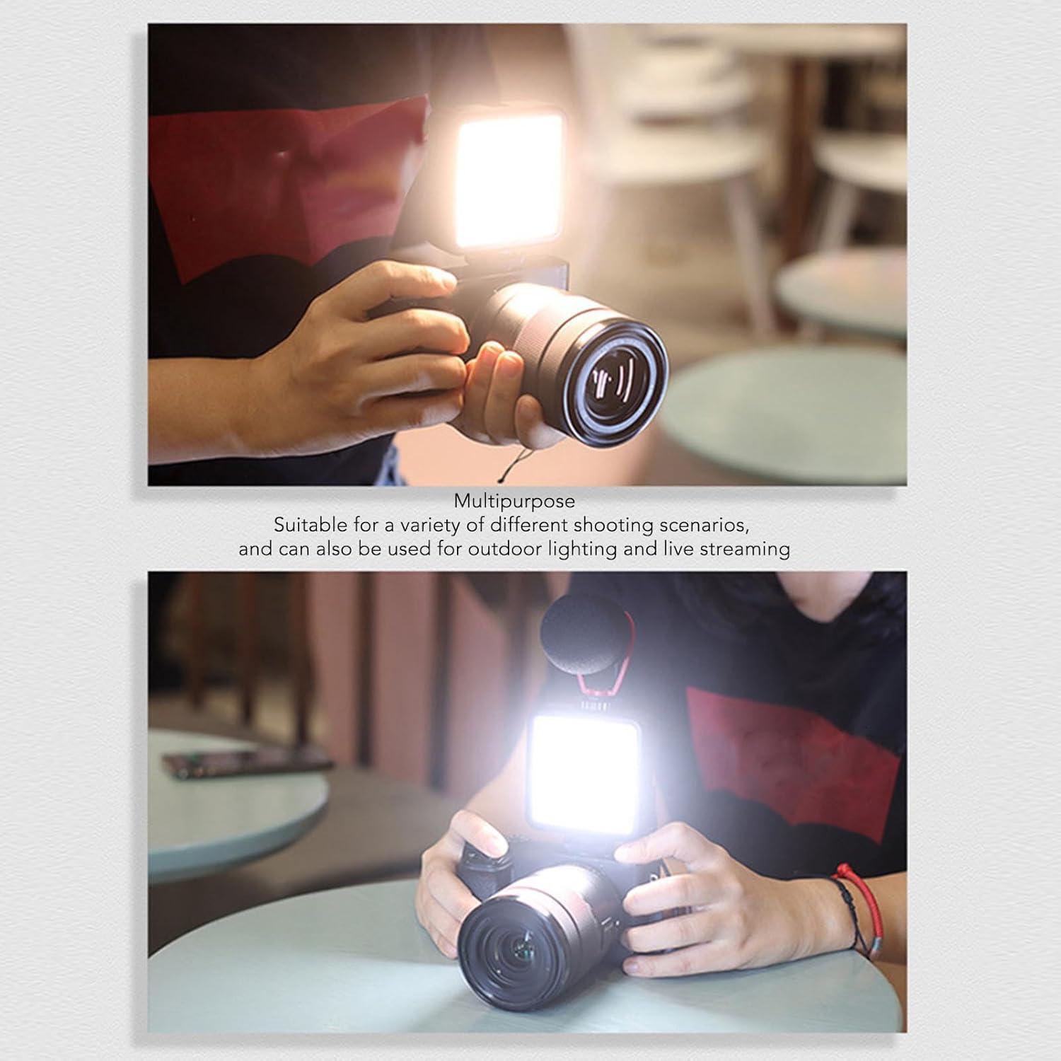 Luz de Video LED Portátil VBESTLIFE 49 Perlas 800LM