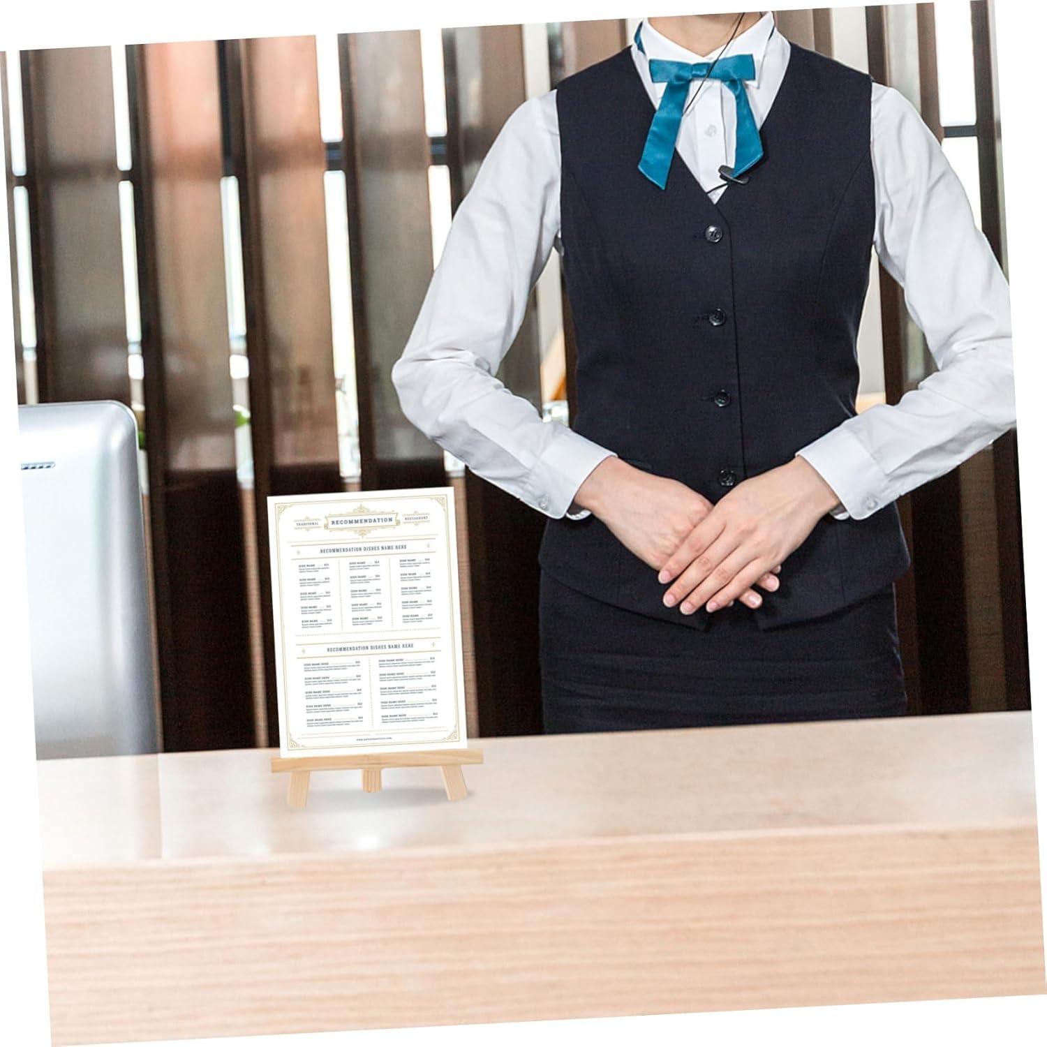 Soporte de Teléfono de Madera STOBOK 2 Piezas Plegable