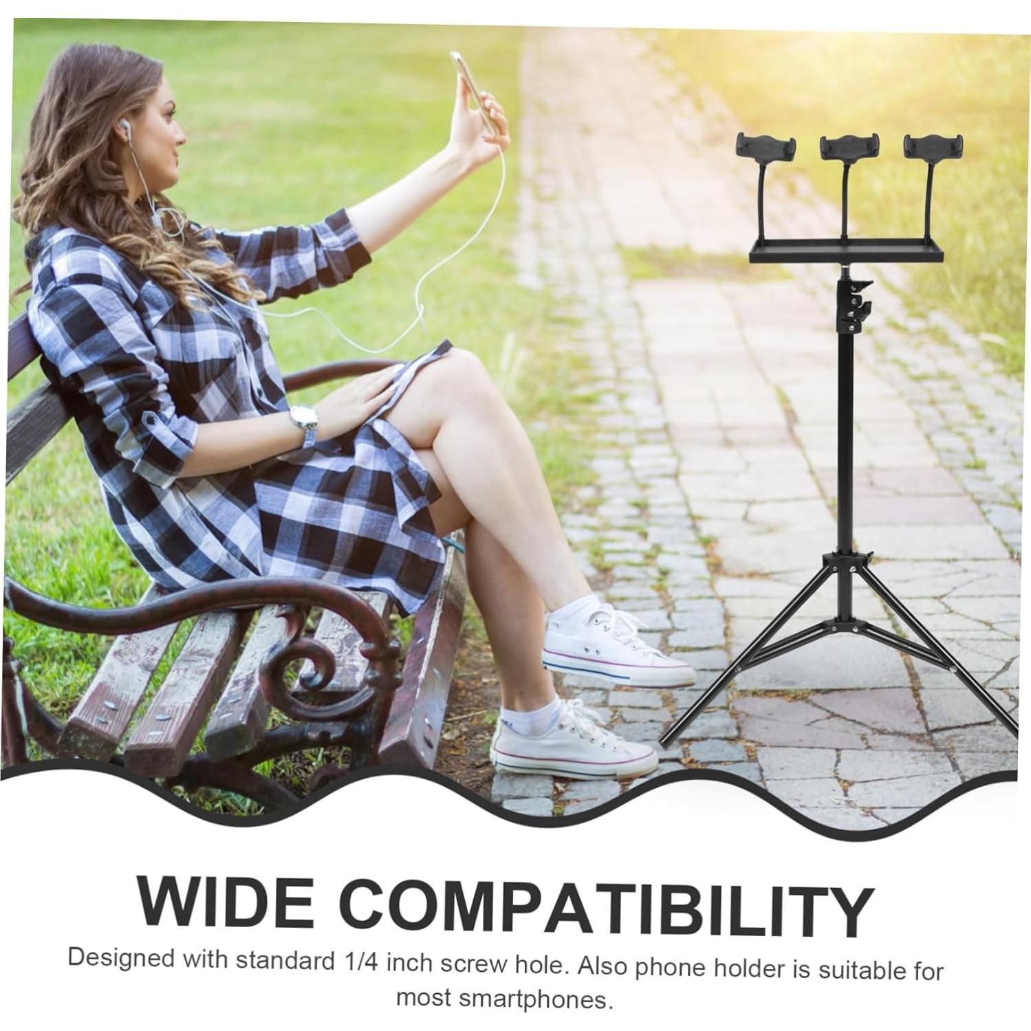 Soporte de Trípode Ajustable Yardwe para Proyector y Laptop