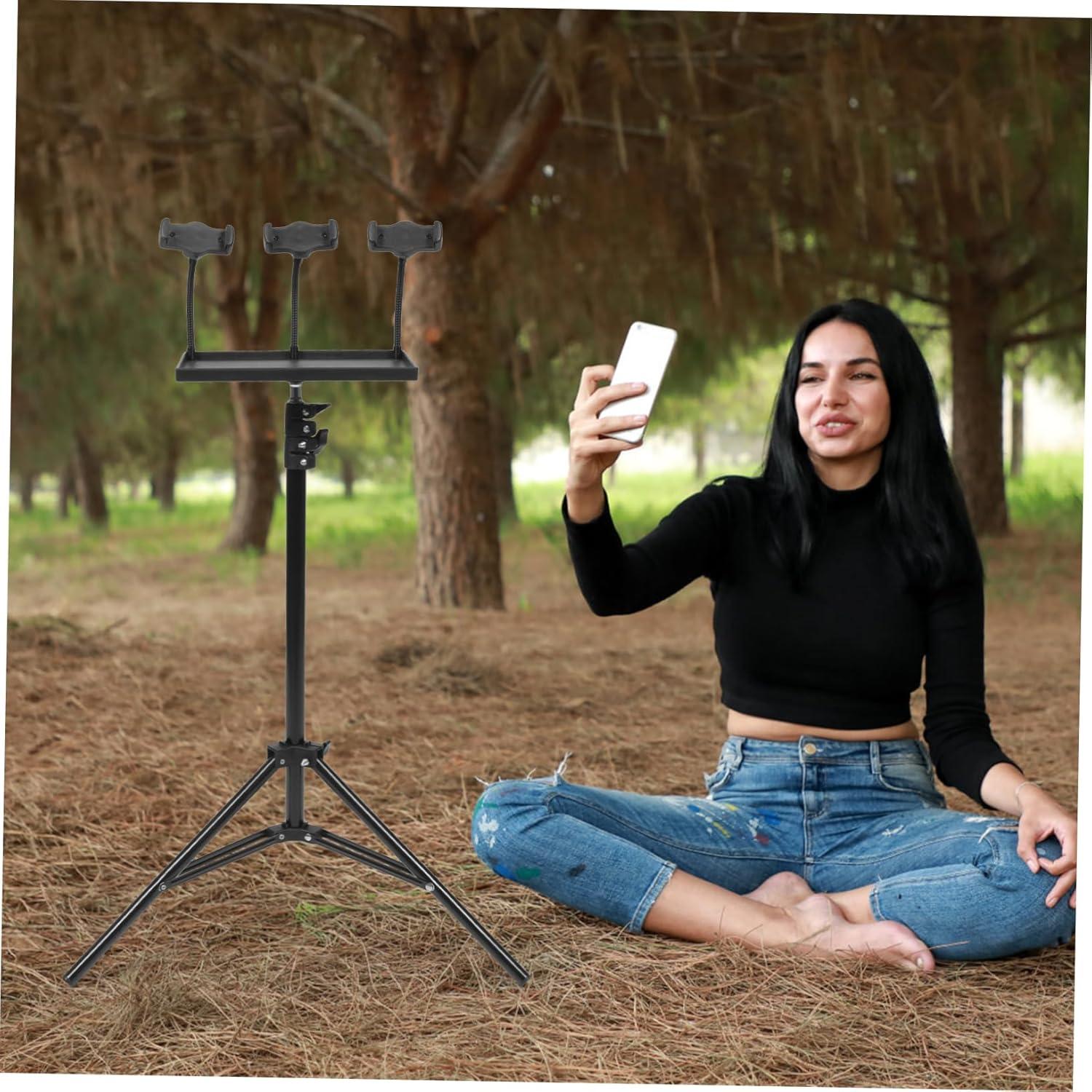 Soporte de Trípode Ajustable Yardwe para Proyector y Laptop