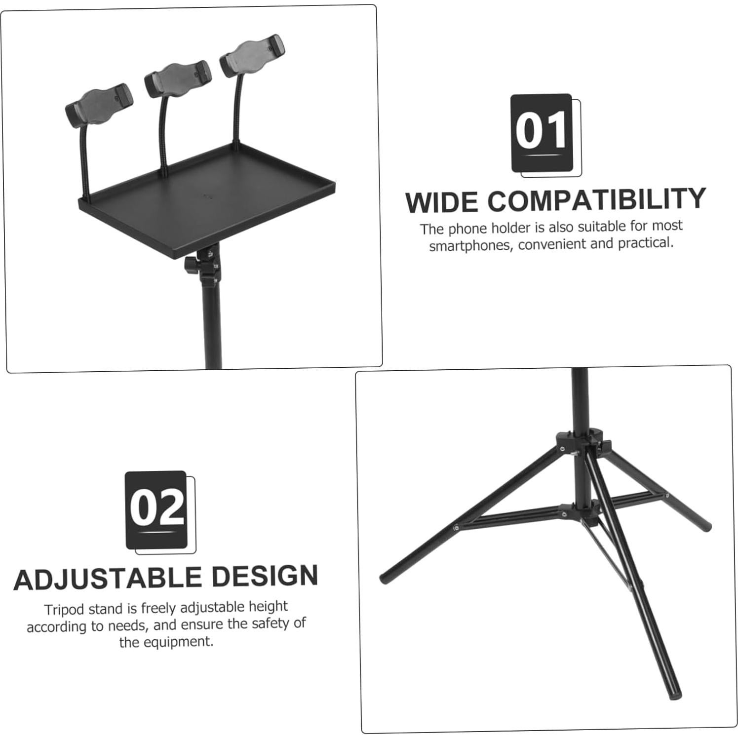 Soporte de Trípode Ajustable Yardwe para Proyector y Laptop