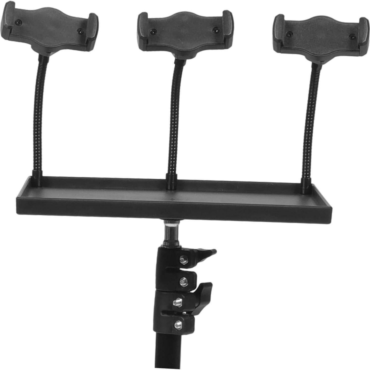 Soporte de trípode ajustable para proyector y laptop - Negro