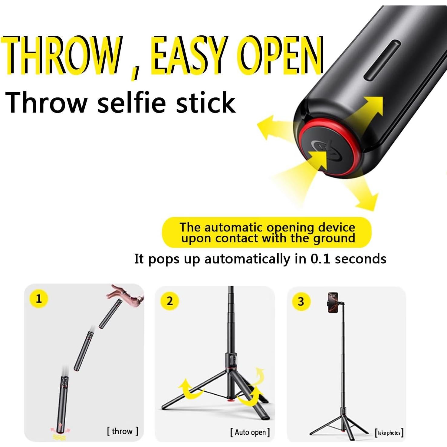 Trípode Selfie Stick Celly 177.8 cm con Control Remoto