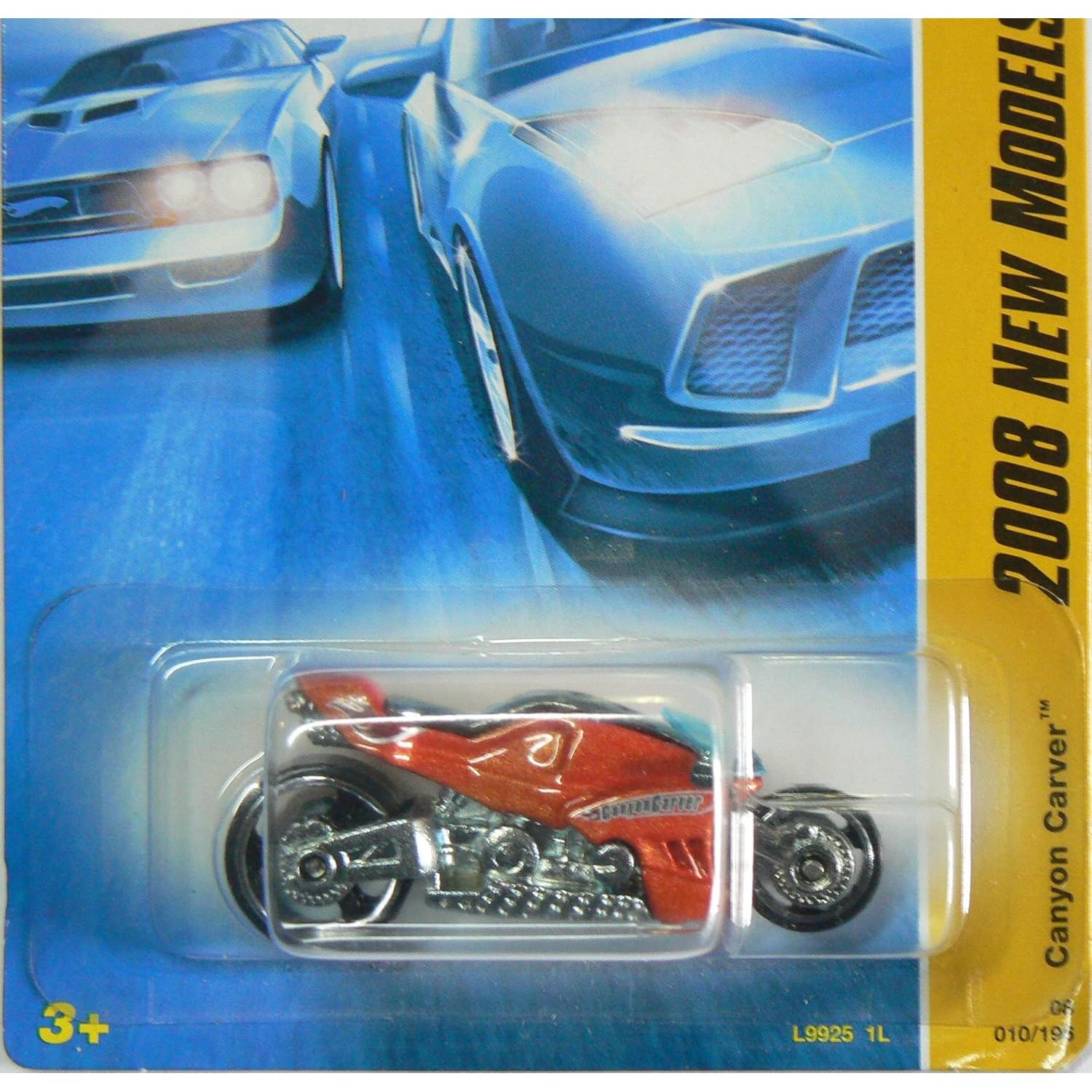 Hot Wheels Canyon Carver Sport Bike Naranja 1:64 Mattel