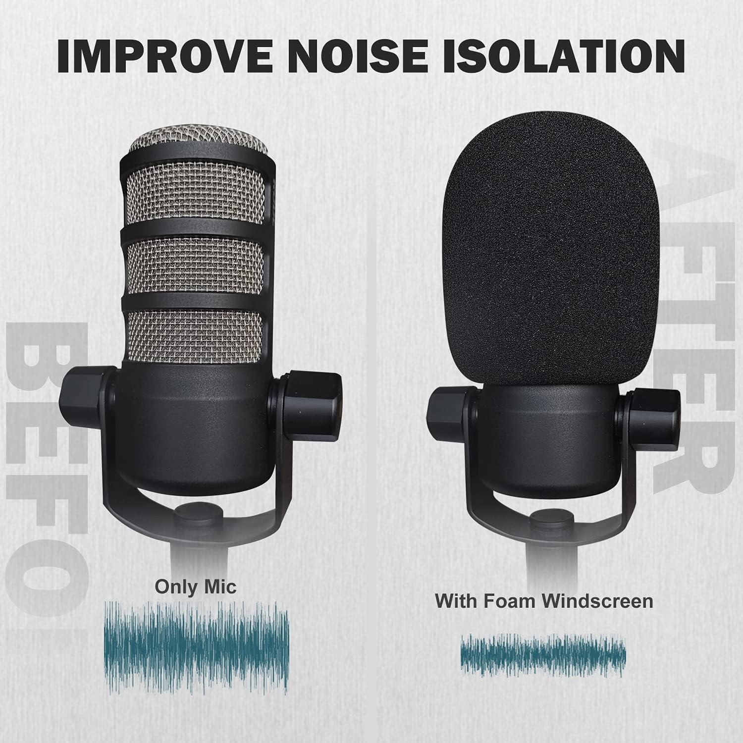 Filtro de espuma para micrófono Rode PodMic NT1-A NT-USB NT2-A