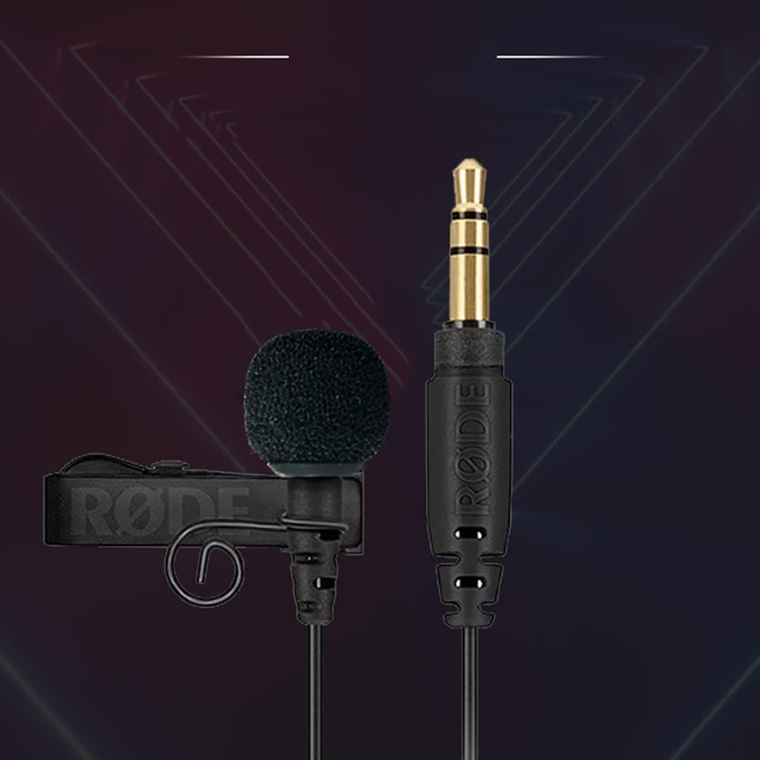 2 Fundas de Espuma para Viento Lavalier RODE Smartlav+ Negro