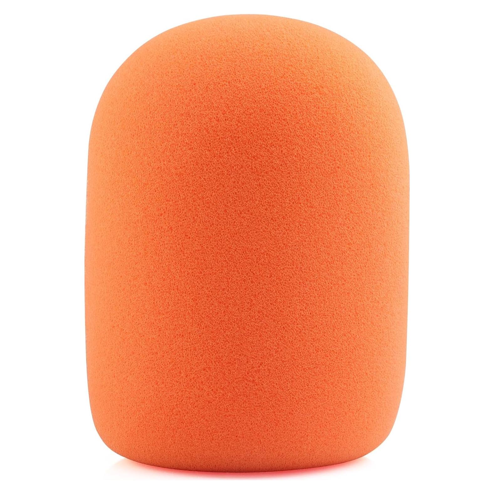 Filtro Pop LEFXMOPHY para Micrófonos Rode - Cubierta de Espuma Naranja