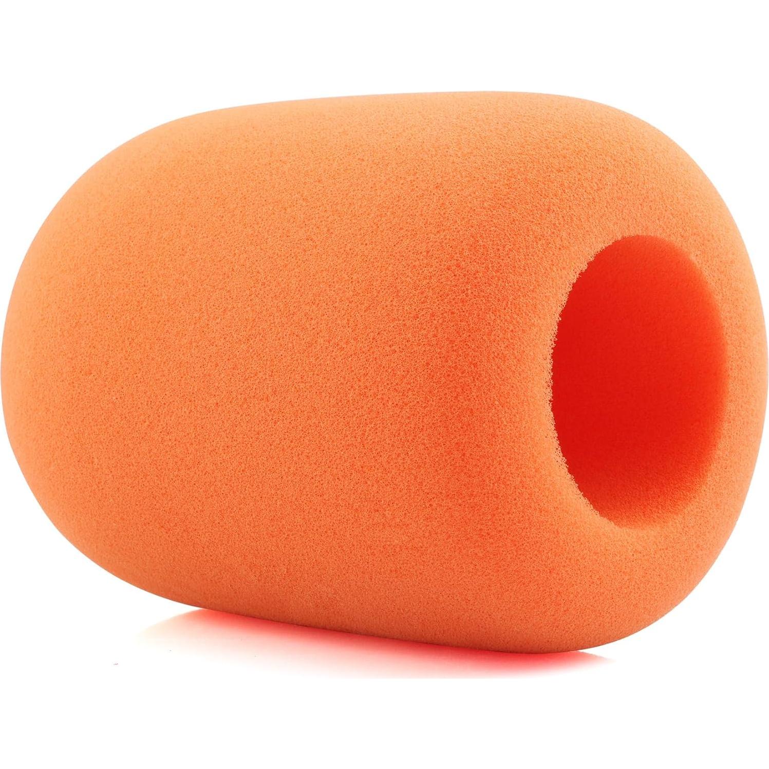 Filtro Pop LEFXMOPHY para Micrófonos Rode - Cubierta de Espuma Naranja