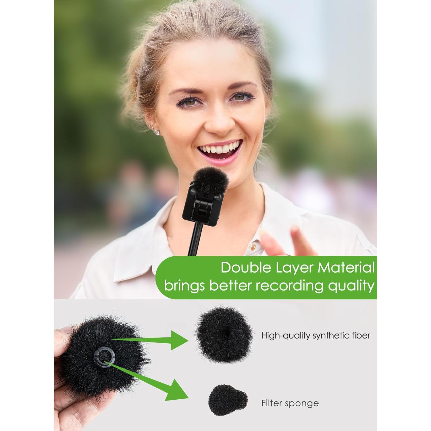 Filtro Pop YOUSHARES para Micrófono Rode Wireless ME - 2 Pcs