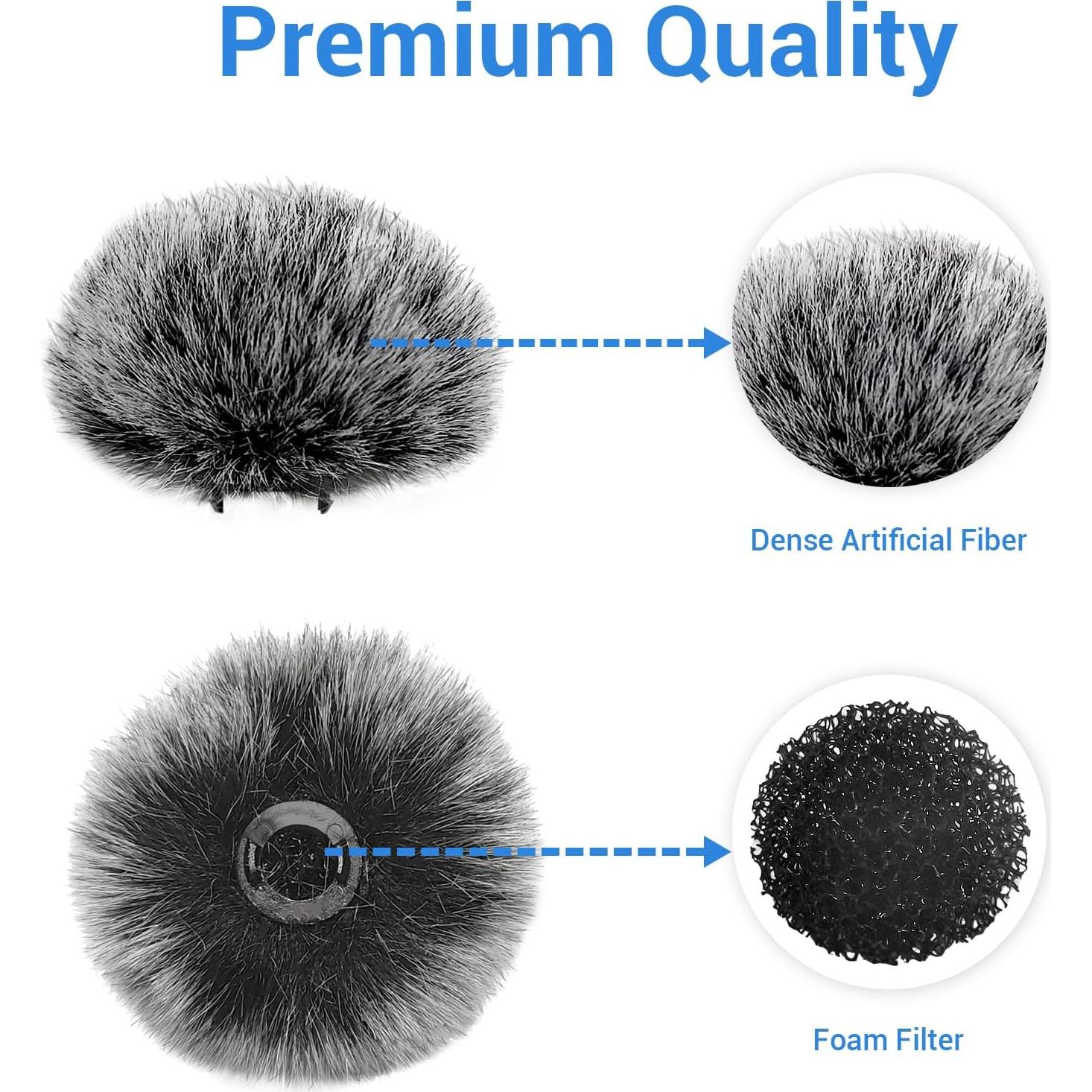 Cubilux Paraviento Muff de Piel de Gato para Wireless Go - 4 Pack