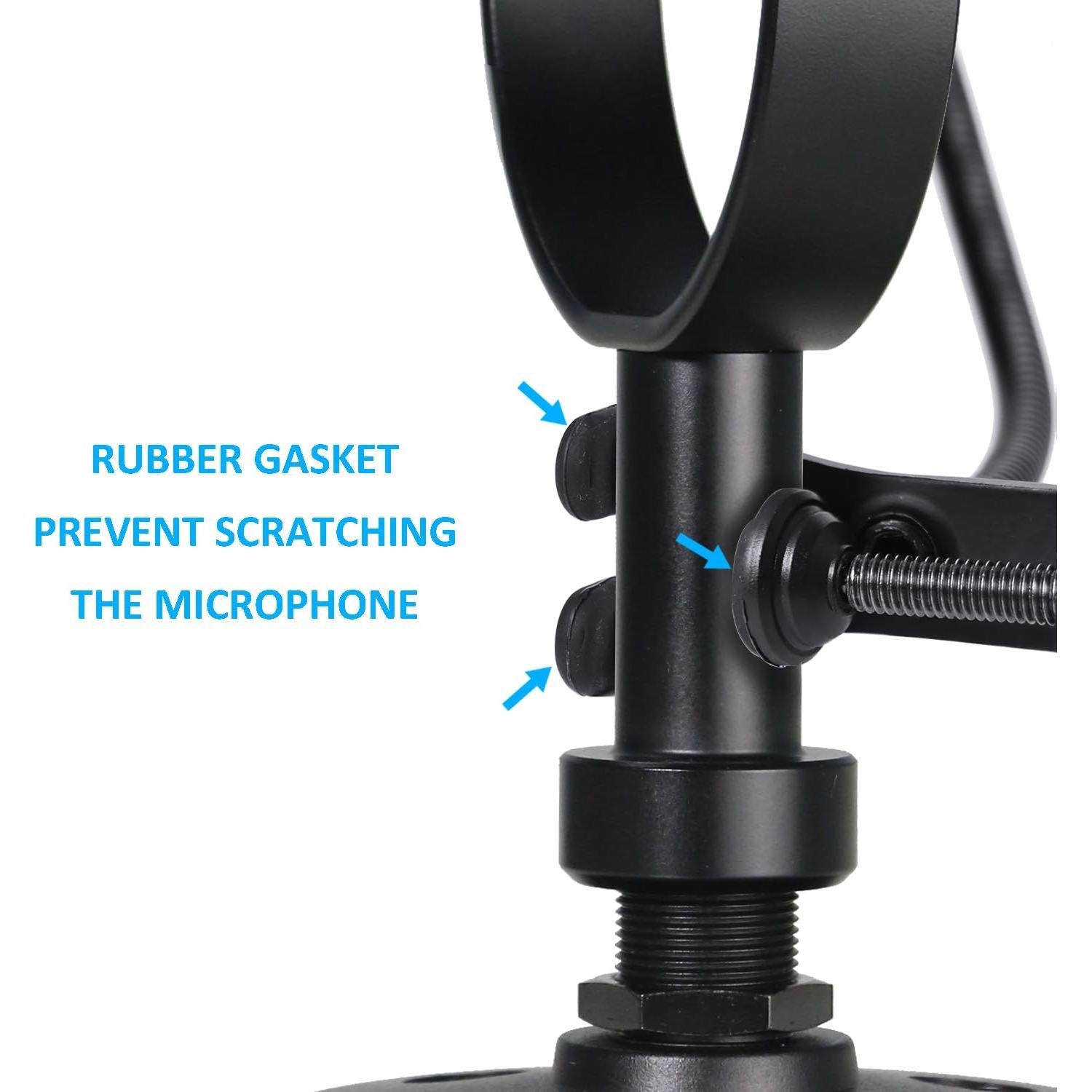 Filtro Pop para Micrófono Shure MV7 - 4" Paraviento 3 Capas