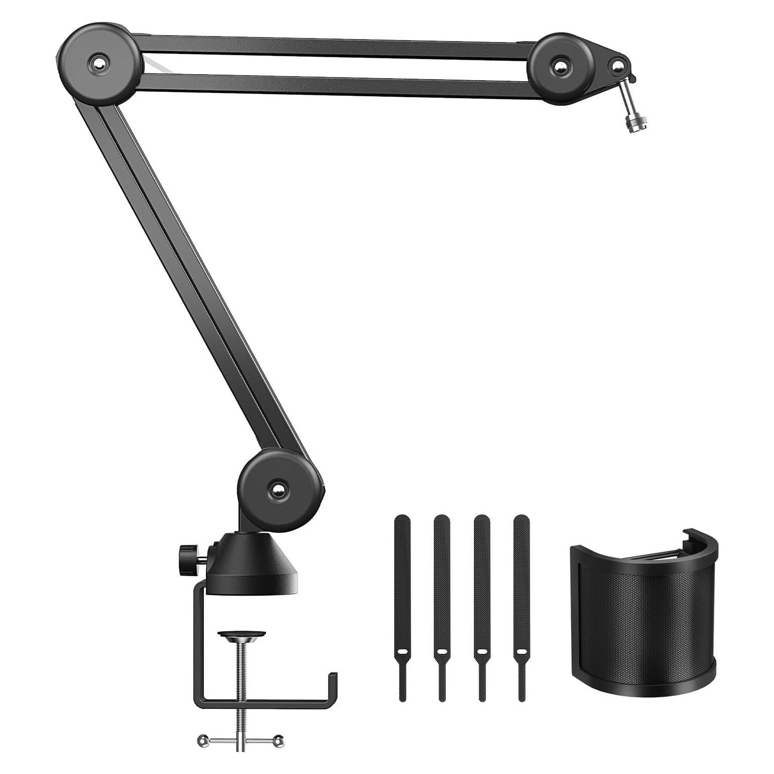 Brazo de Micrófono TONOR T40 con Filtro Pop y Adaptadores