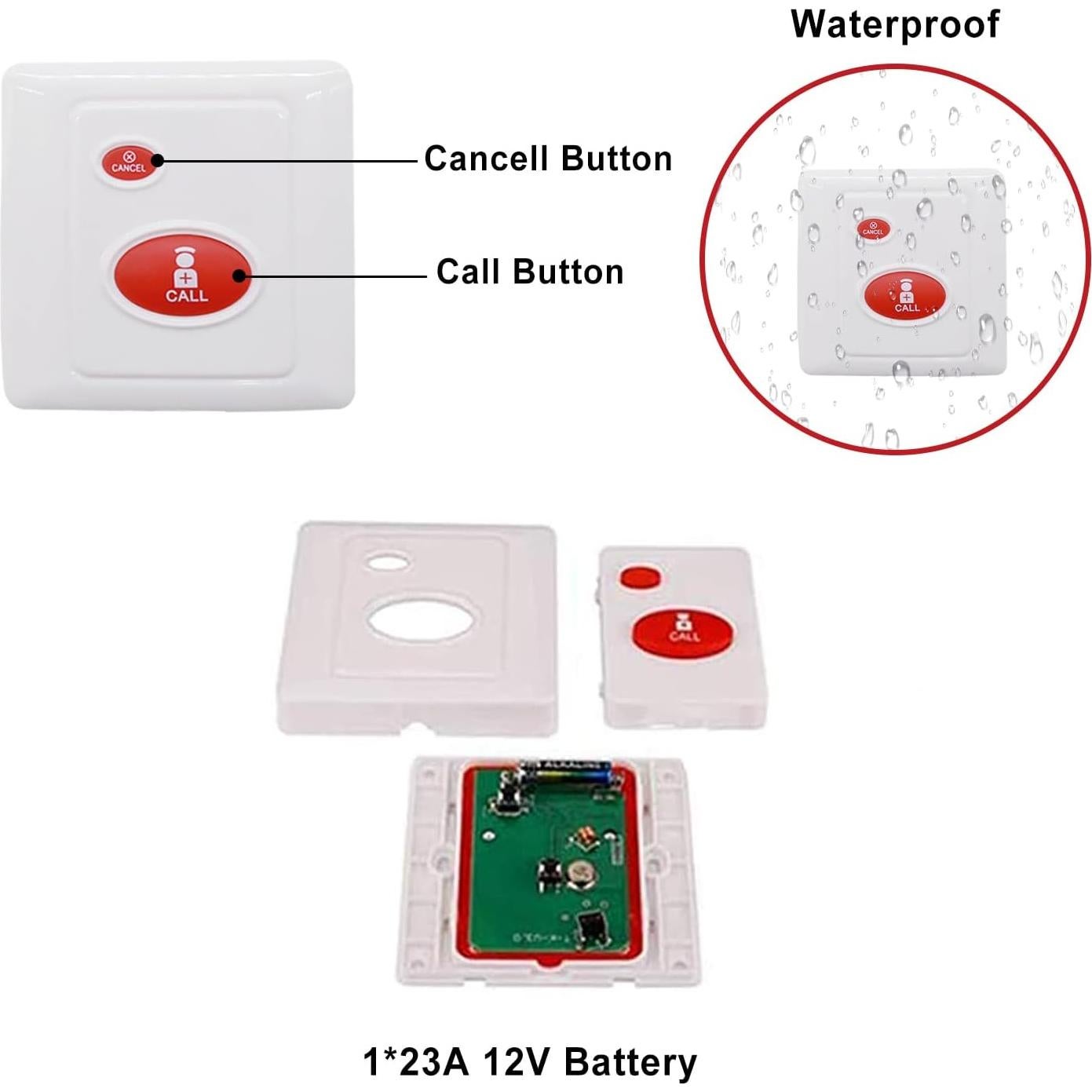 Kit de Alarma Inalámbrica Daytech con 1 Sirena y 4 Botones