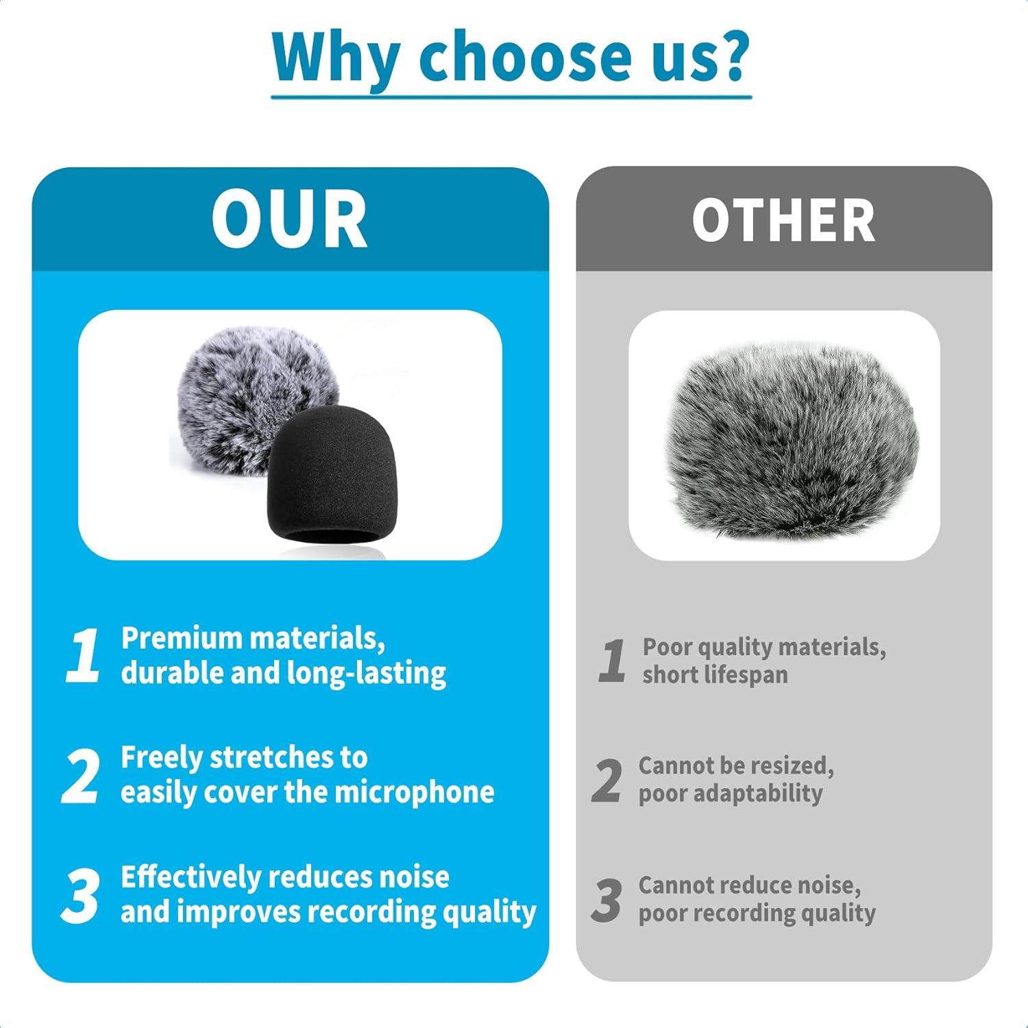 Filtro Pop 2 PCS Hufopik para Micrófono Blue Yeti USB