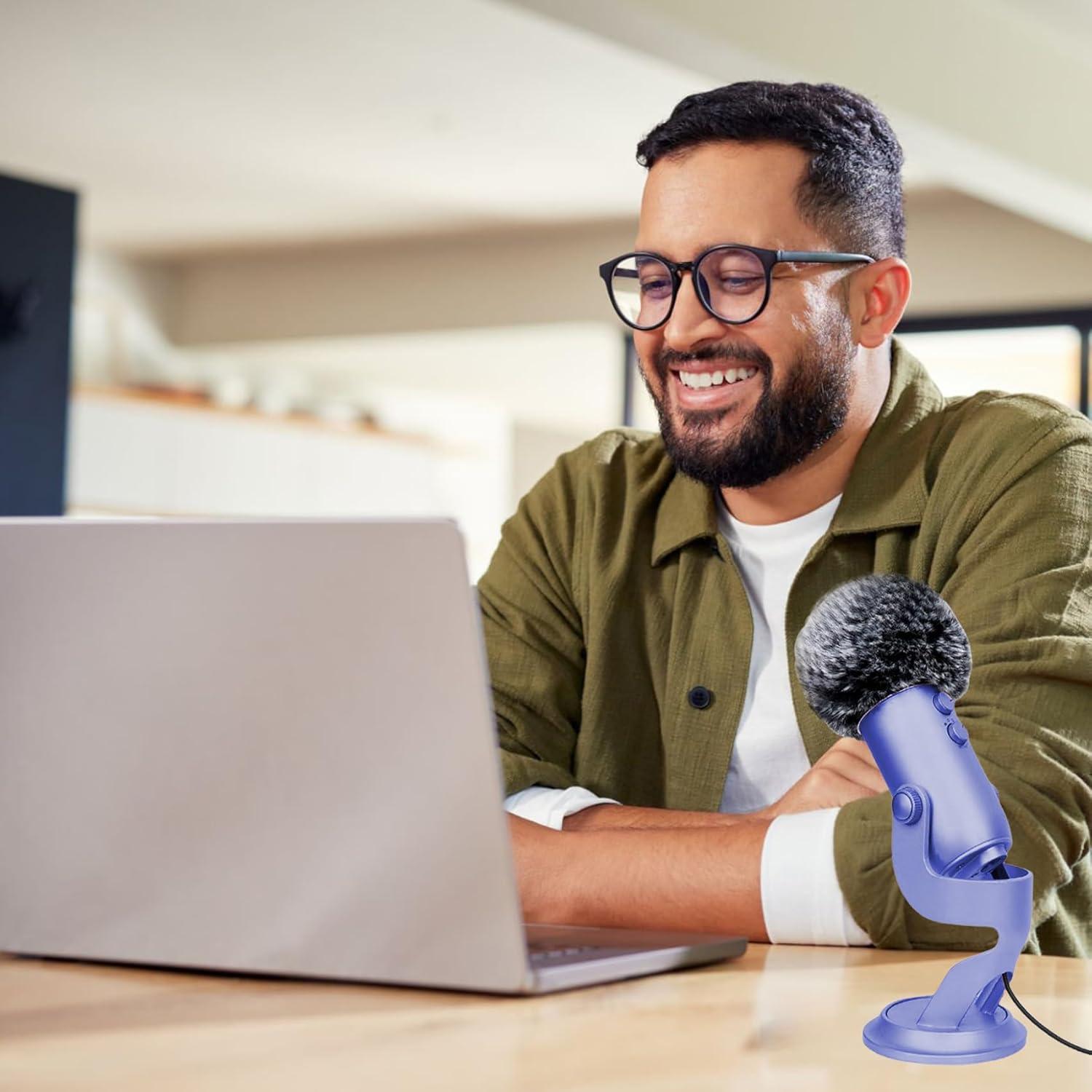 Filtro Pop 2 PCS Hufopik para Micrófono Blue Yeti USB