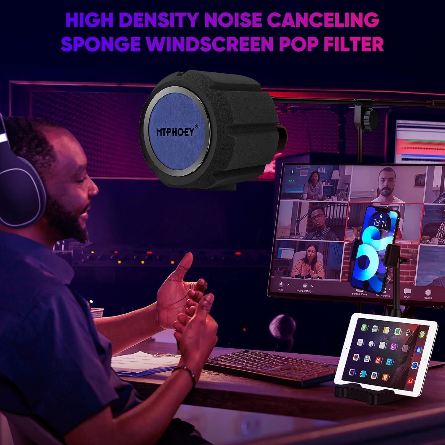 Filtro Pop de Pantalla de Viento para Micrófono MT-POP-01