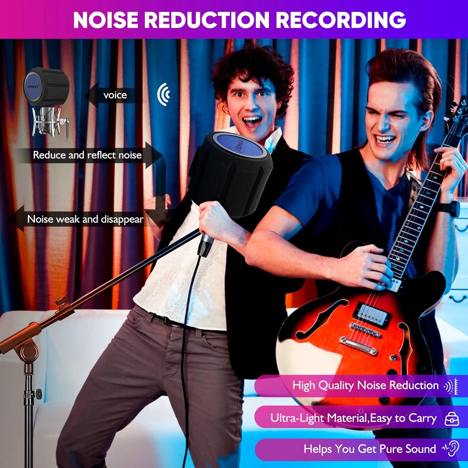 Filtro Pop de Pantalla de Viento para Micrófono MT-POP-01