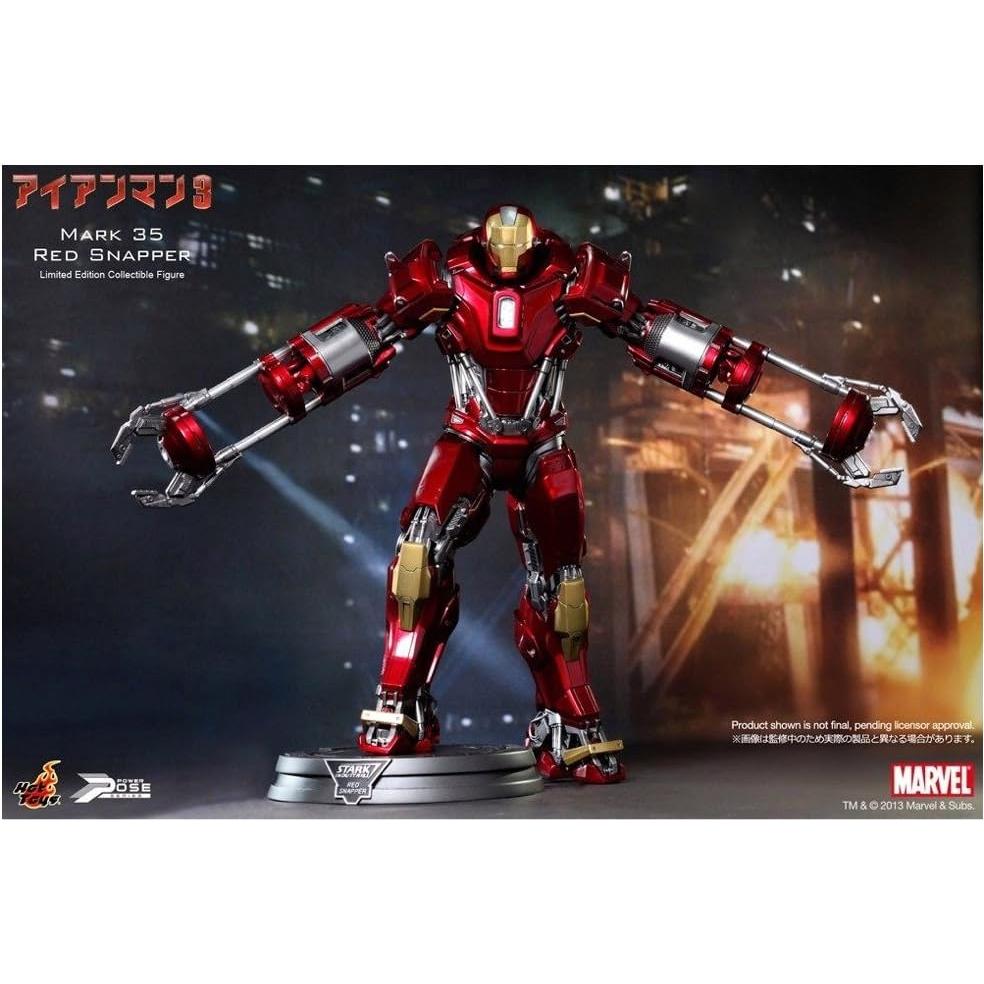 Figura Hot Toys Iron Man 3 Mark 35 Red Snapper 1/6