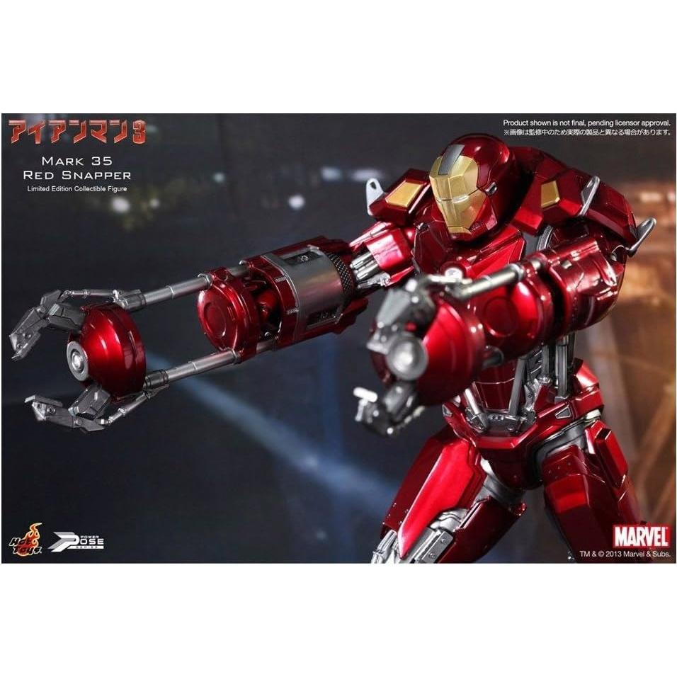 Figura Hot Toys Iron Man 3 Mark 35 Red Snapper 1/6