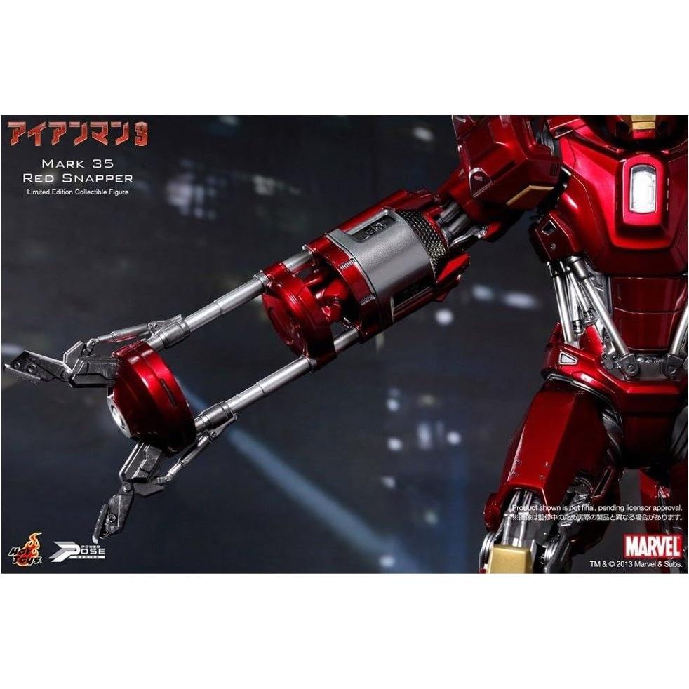Figura Hot Toys Iron Man 3 Mark 35 Red Snapper 1/6