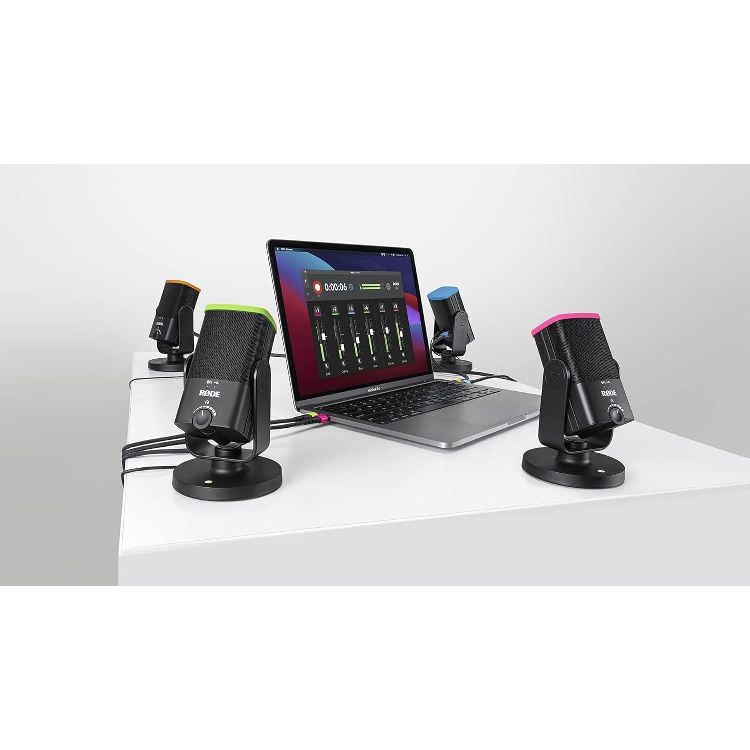 Paquete Podcast y Streaming Rode NT-USB Mini 3 Personas USB-C