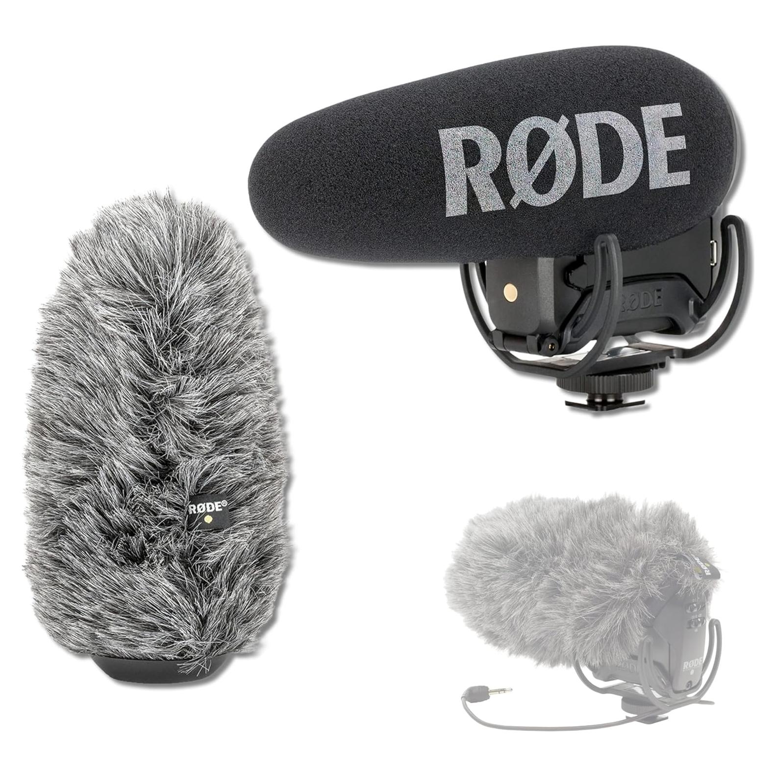 Micrófono de cañón Rode VideoMic Pro+ con DeadCat VMP+