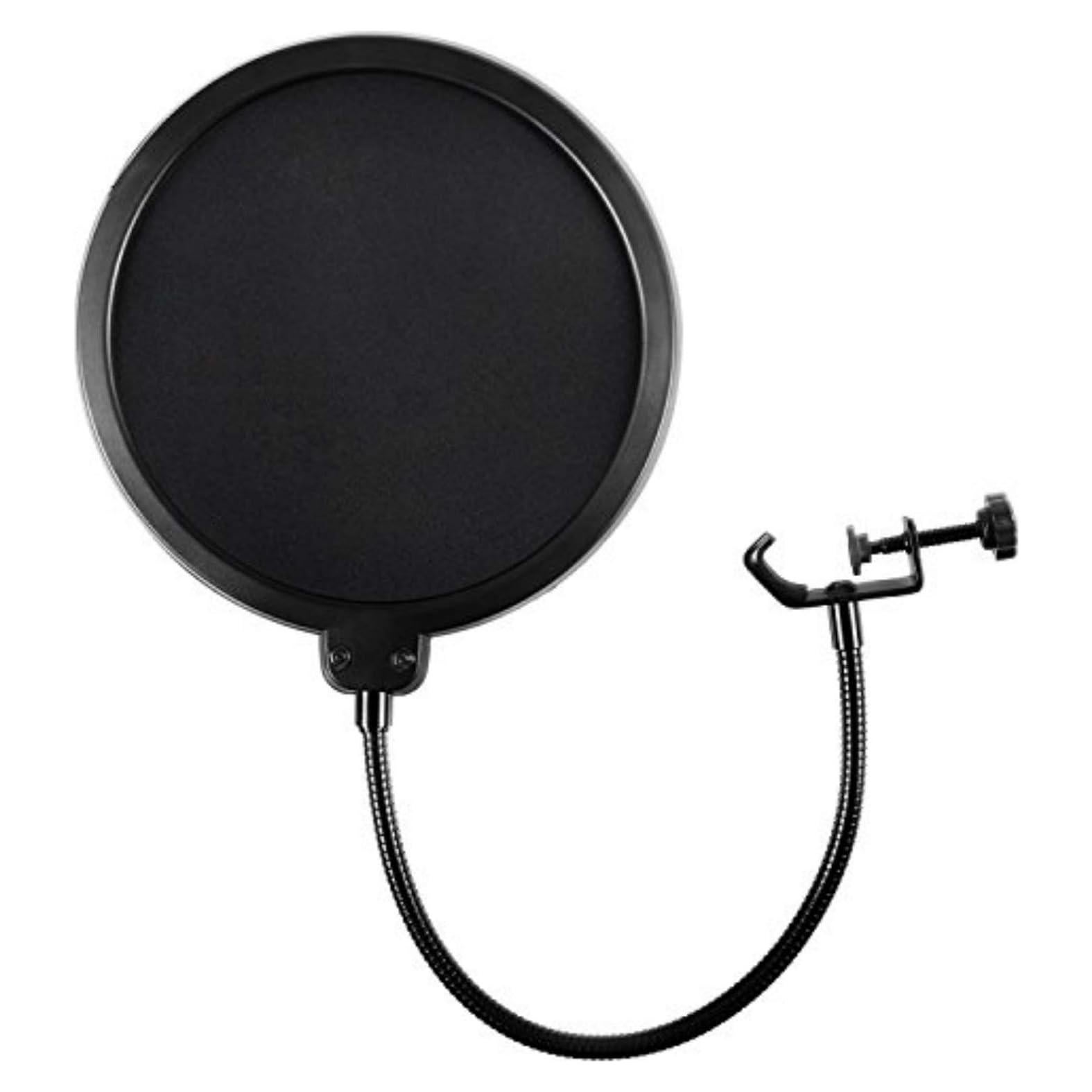 Filtro Pop de Micrófono de Estudio con Cuello de Ganso Ajustable