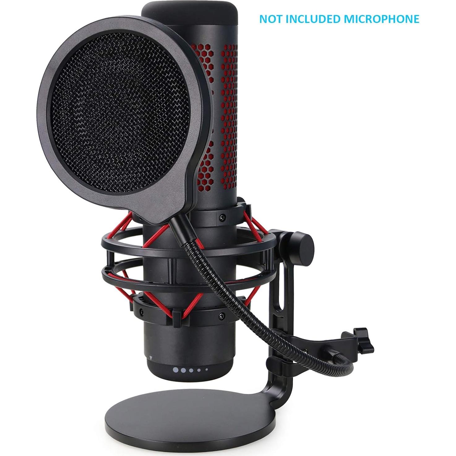 Filtro Pop para Micrófono HyperX QuadCast SUNMON 100mm 3 Capas