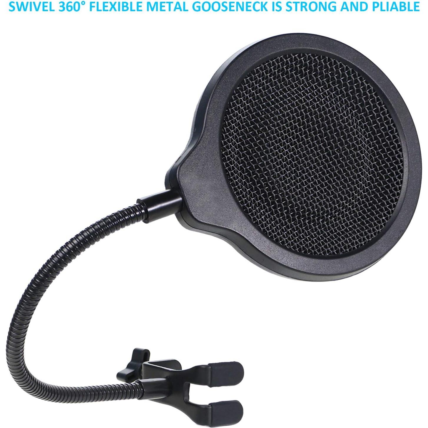 Filtro Pop para Micrófono HyperX QuadCast SUNMON 100mm 3 Capas