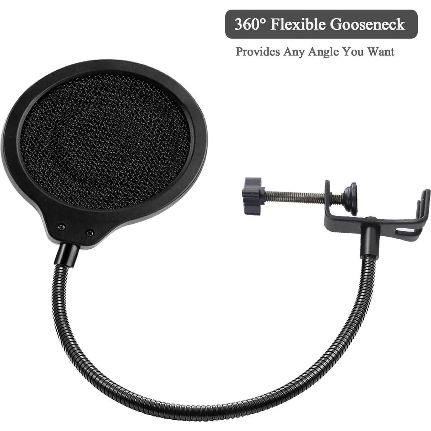 Filtro Pop Antiviento YOUSHARES para Micrófono Blue Snowball
