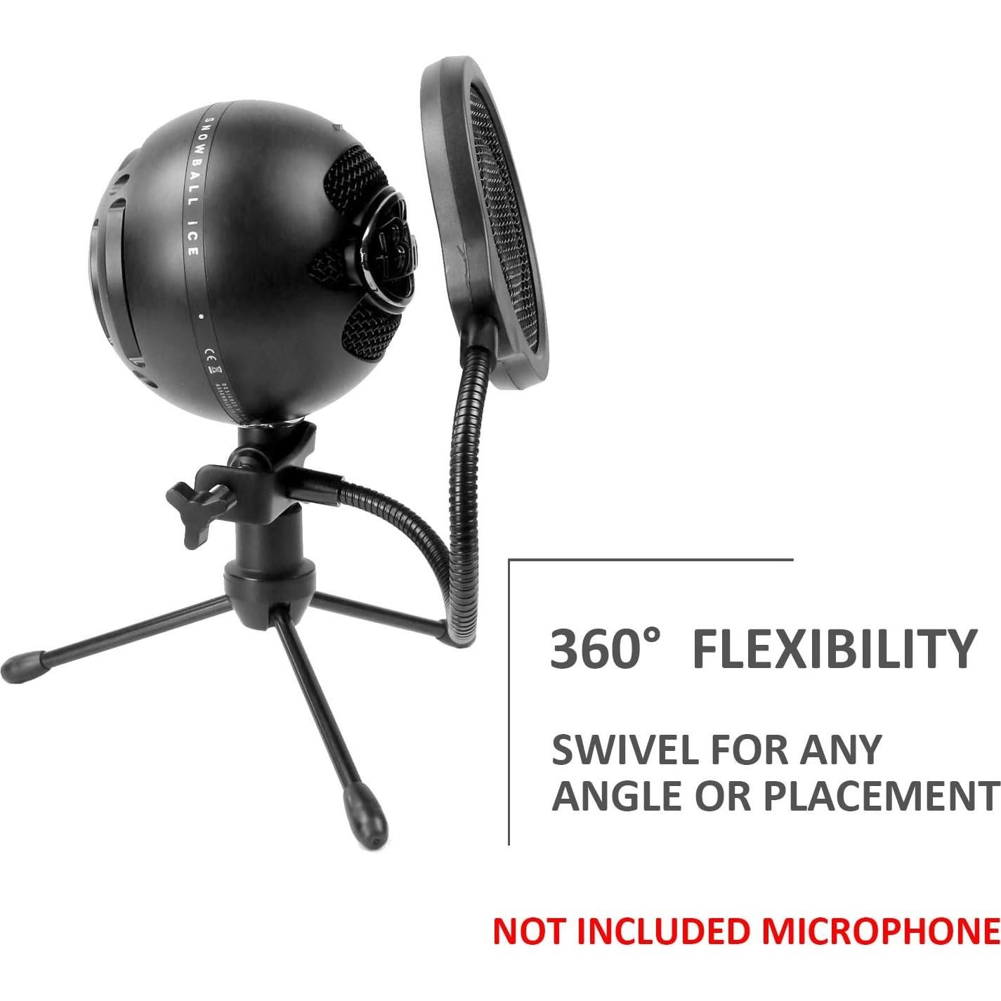 Filtro Pop Antiviento YOUSHARES para Micrófono Blue Snowball