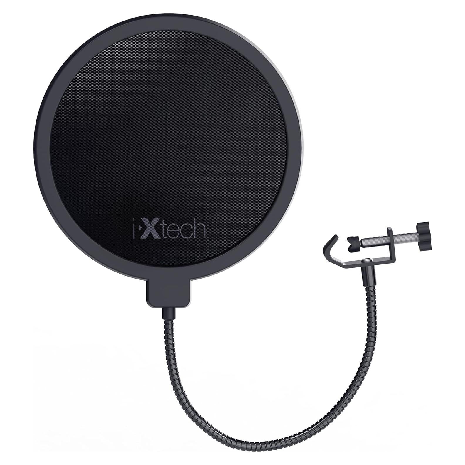 Filtro Pop IXTECH Doble Capa para Micrófono Blue Yeti