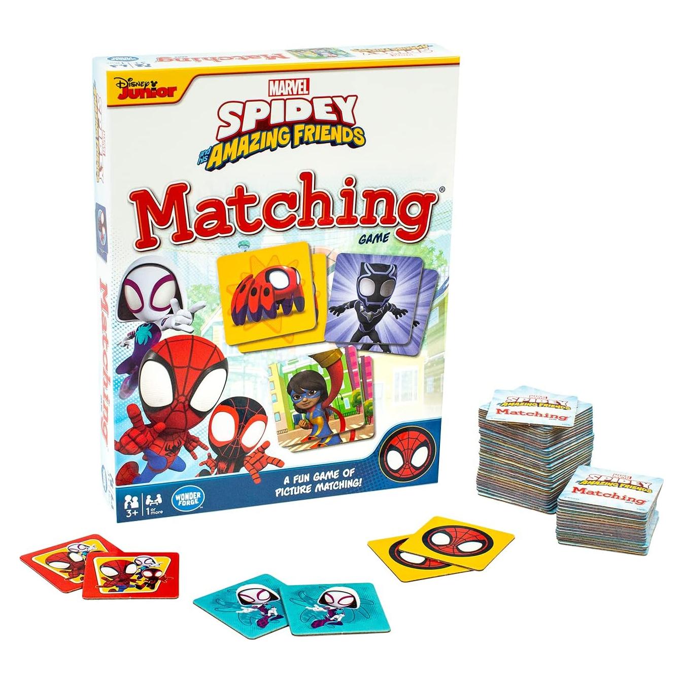 Juego de Memoria Marvel Spidey y Amigos - 72 Fichas