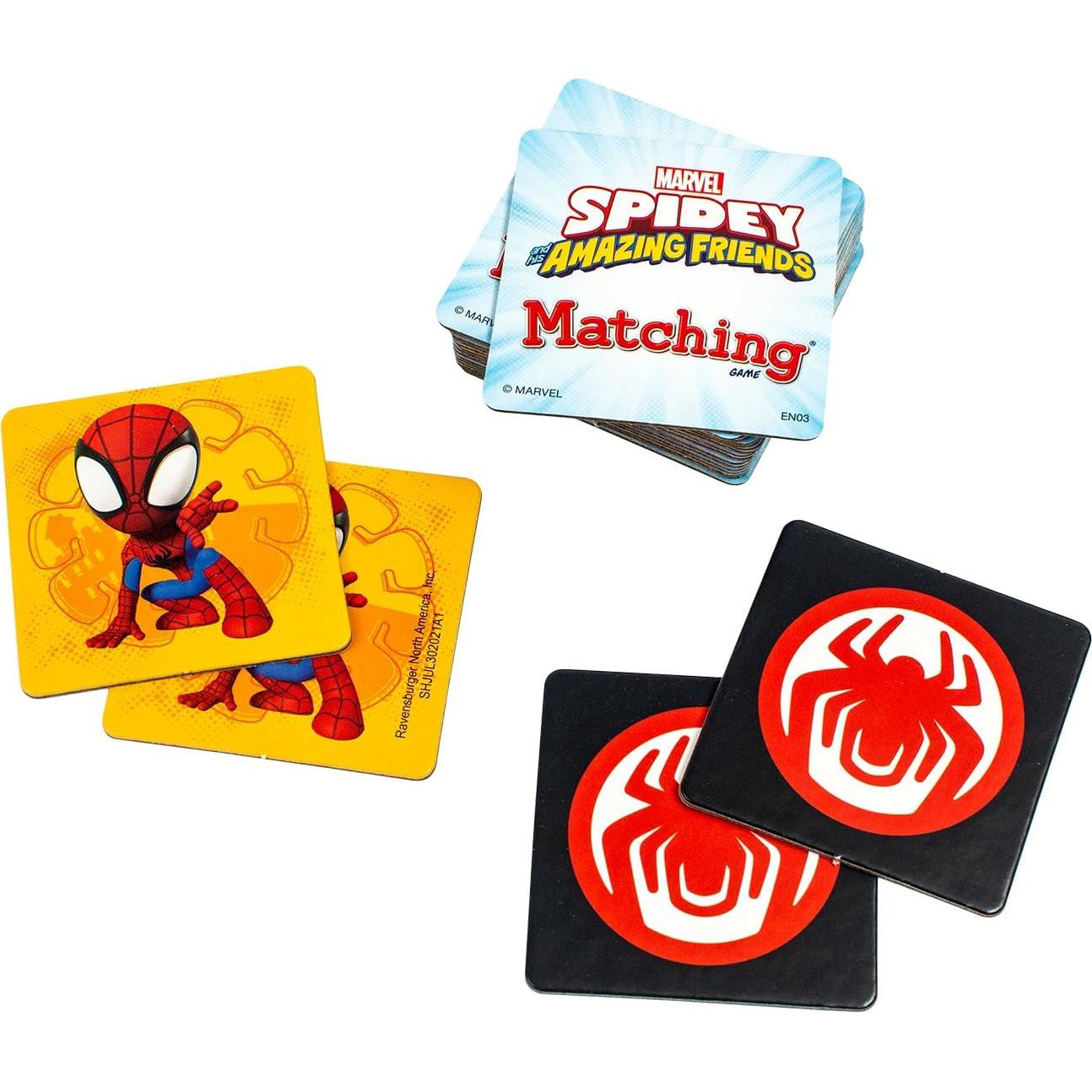 Juego de Memoria Marvel Spidey y Amigos - 72 Fichas