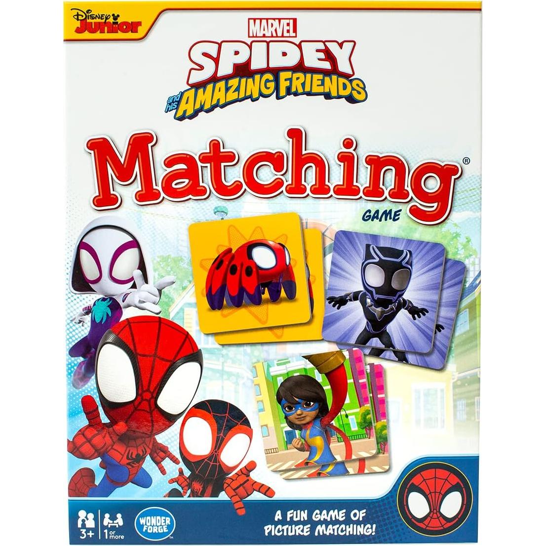 Juego de Memoria Marvel Spidey y Amigos - 72 Fichas