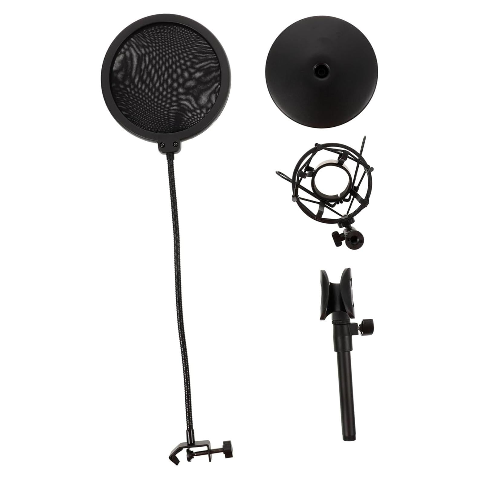 Soporte de Micrófono de Escritorio Ajustable Yardwe 33cm Negro