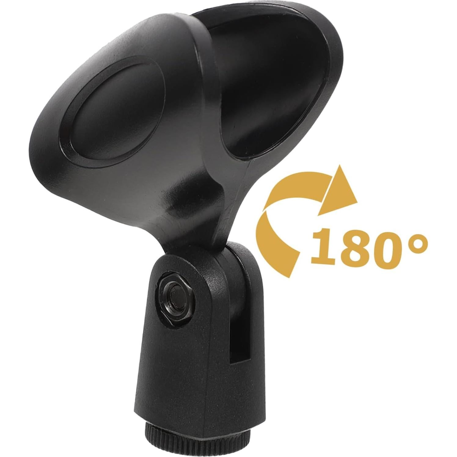 Soporte de Micrófono de Escritorio Ajustable Yardwe 33cm Negro