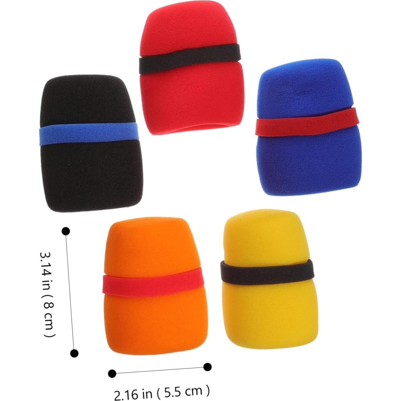 Fundas de Esponja para Micrófono Happyyami (5pcs) a Prueba de Viento