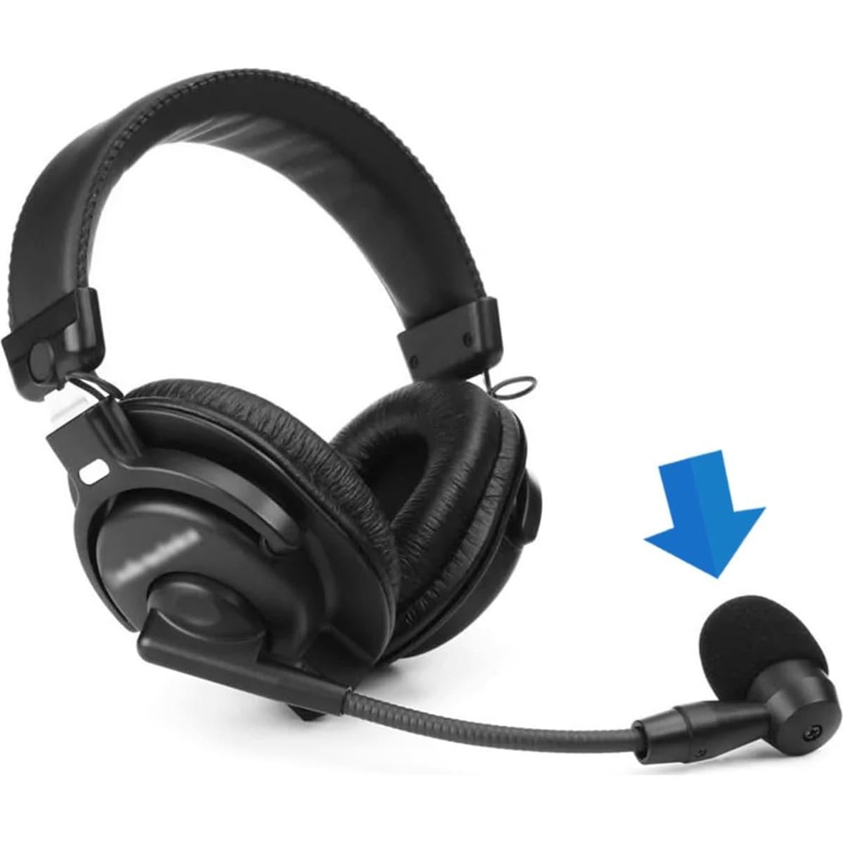 BPHS1 Windscreen for Audio-Technica BPHS1 BPHS1-XF4 BPHS2 Microphone Pop filter Replacment Mic Foam Cover 3-Pack Wind Screen Case