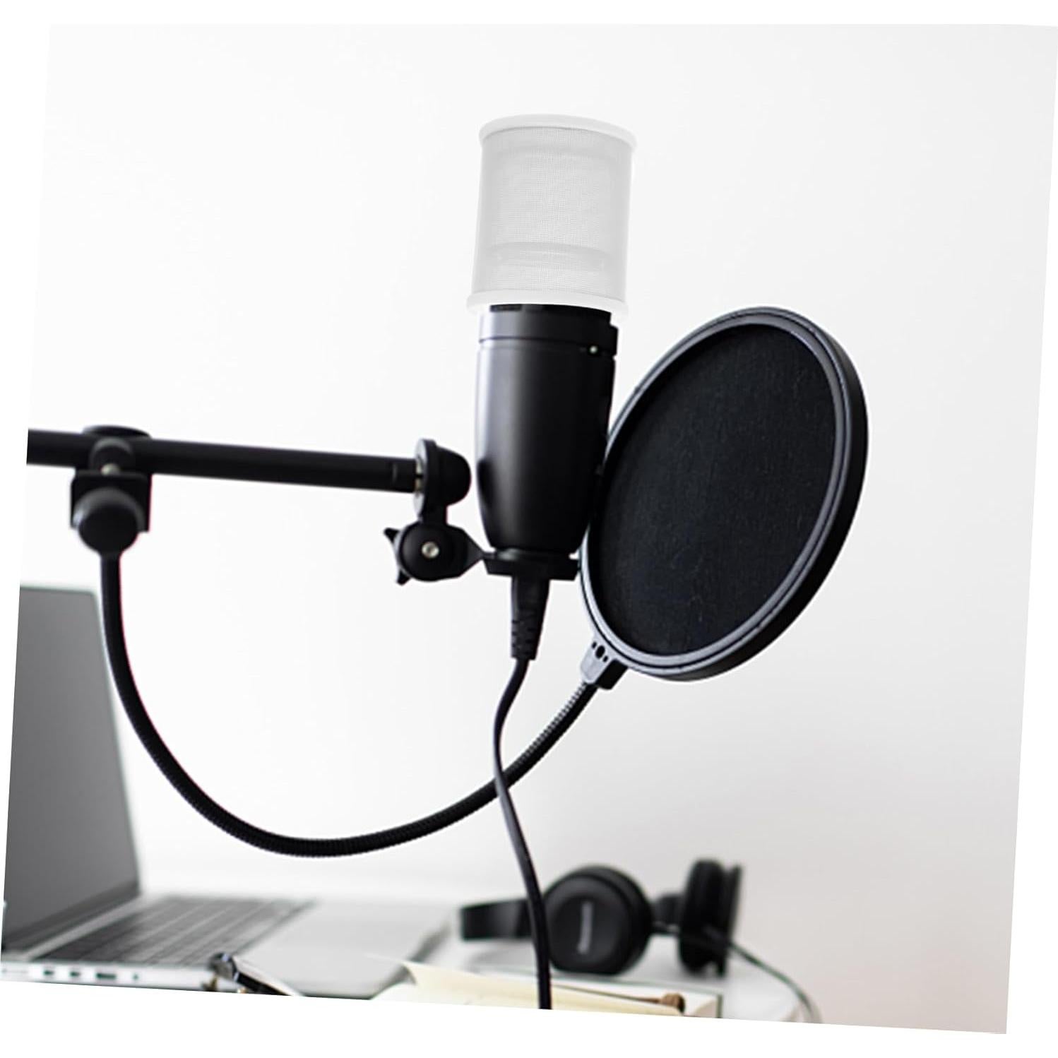 Filtro Pop Homoyoyo en Forma de U Blanco para Micrófono