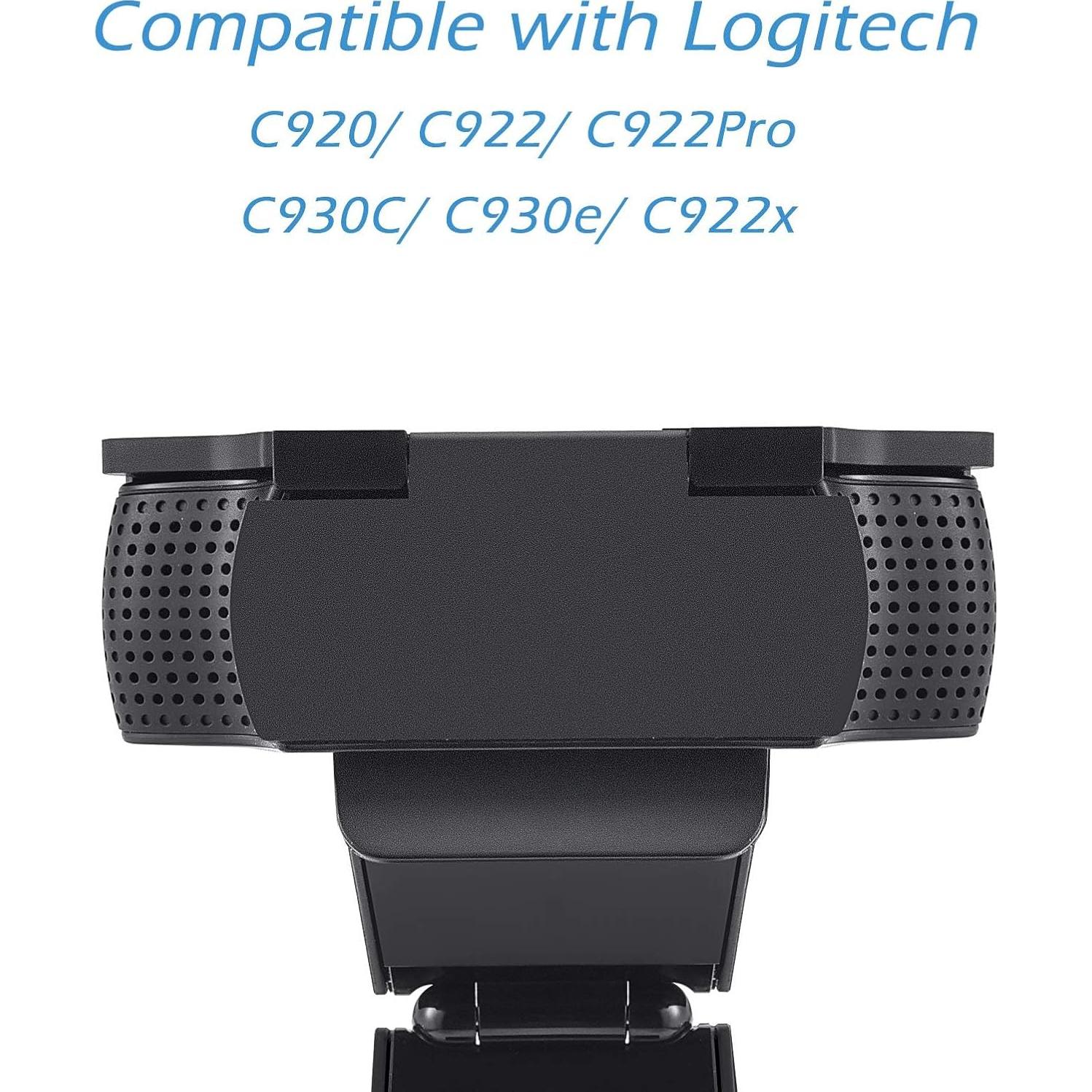Cubierta de Webcam CloudValley para Logitech C920/C922 - Negro