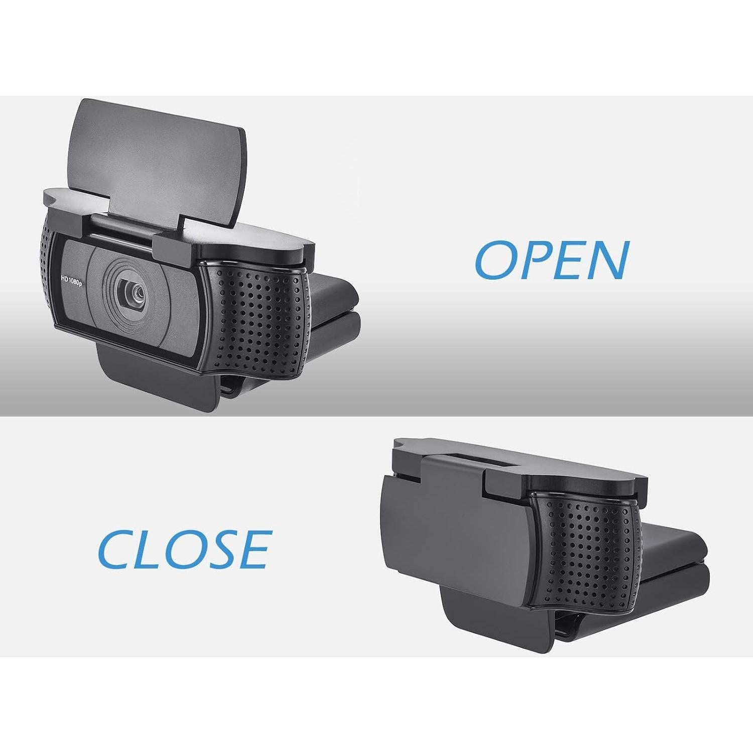 Cubierta de Webcam CloudValley para Logitech C920/C922 - Negro