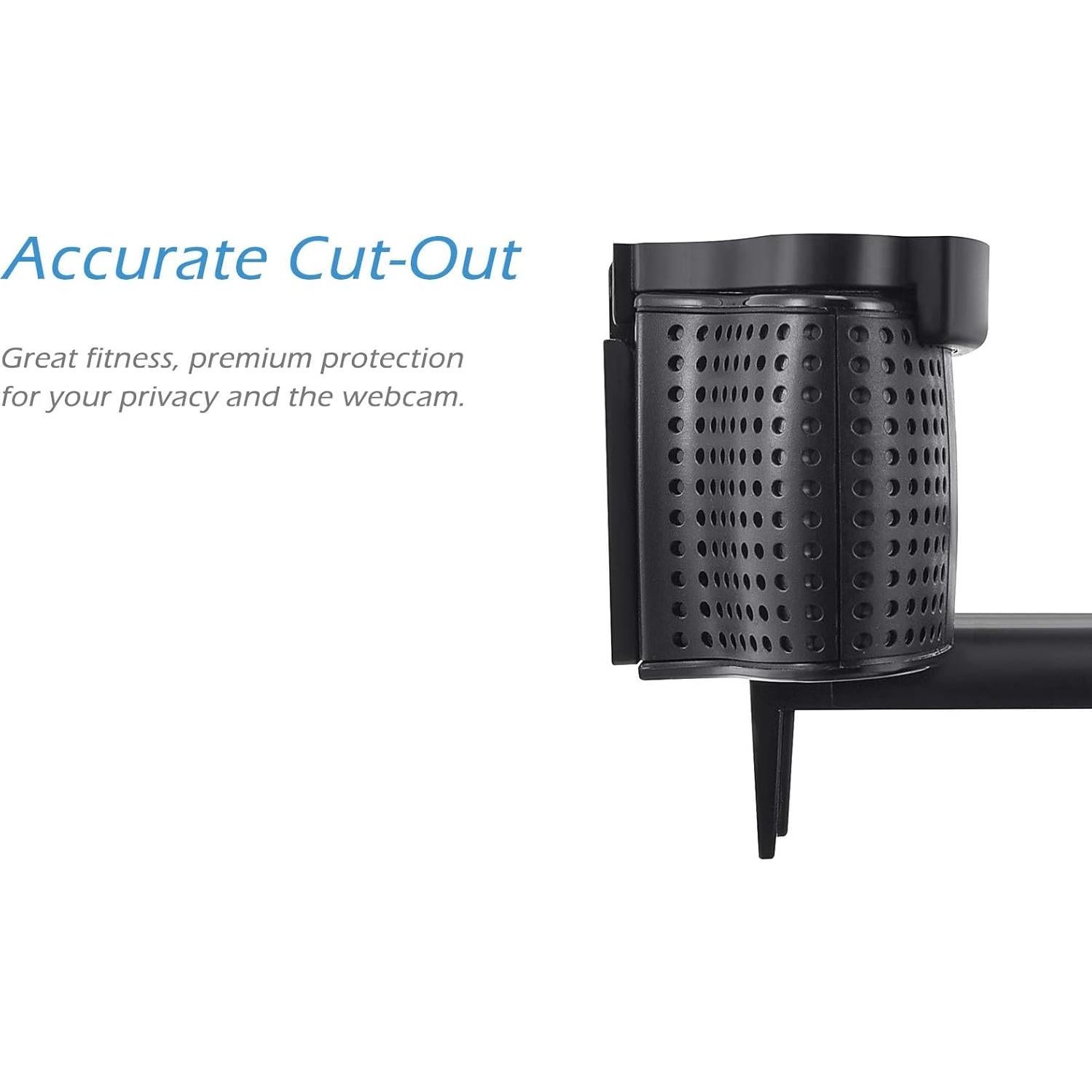 Cubierta de Webcam CloudValley para Logitech C920/C922 - Negro