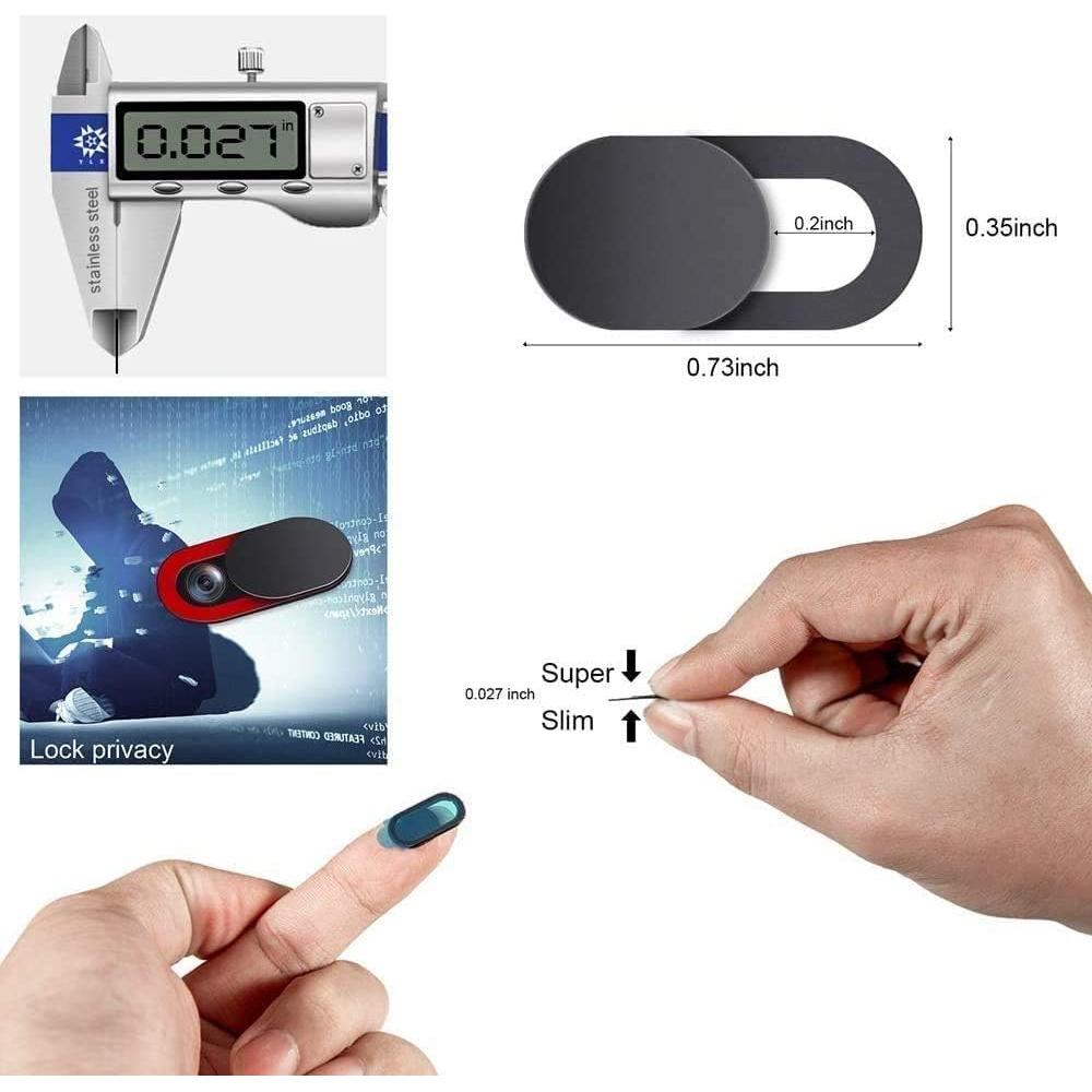 Cubierta Deslizante de Webcam Natipo - Paquete de 3 Unidades